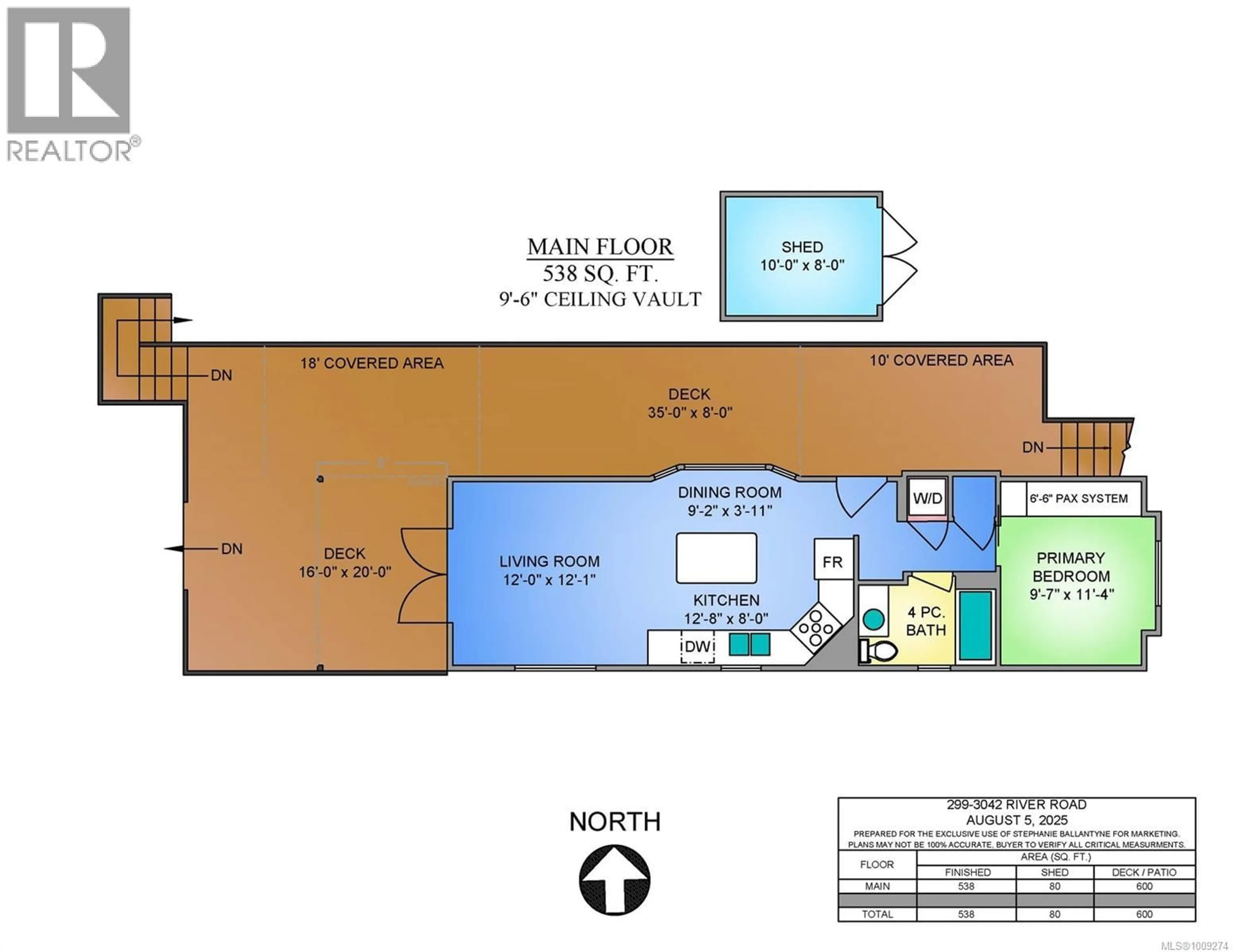 Floor plan for 299 - 3042 RIVER ROAD, Chemainus British Columbia V0R1K3