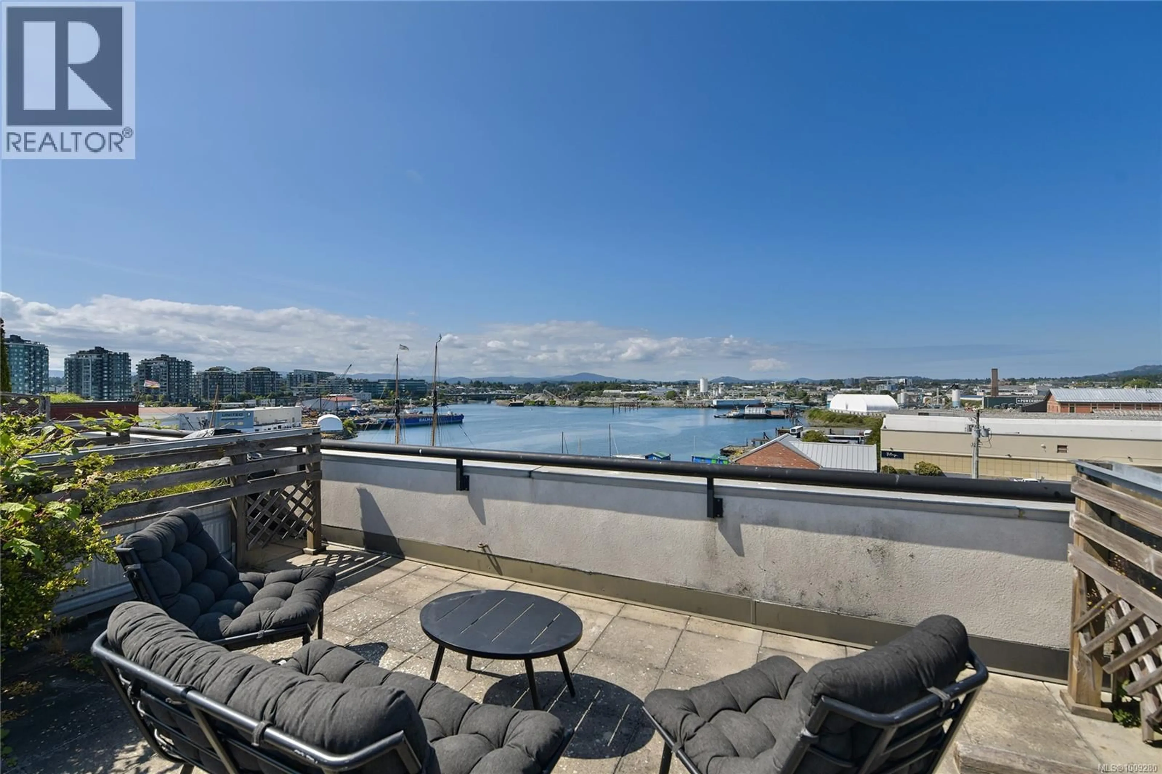 Patio, water/lake/river/ocean view for 513 - 409 SWIFT STREET, Victoria British Columbia V8W1S2