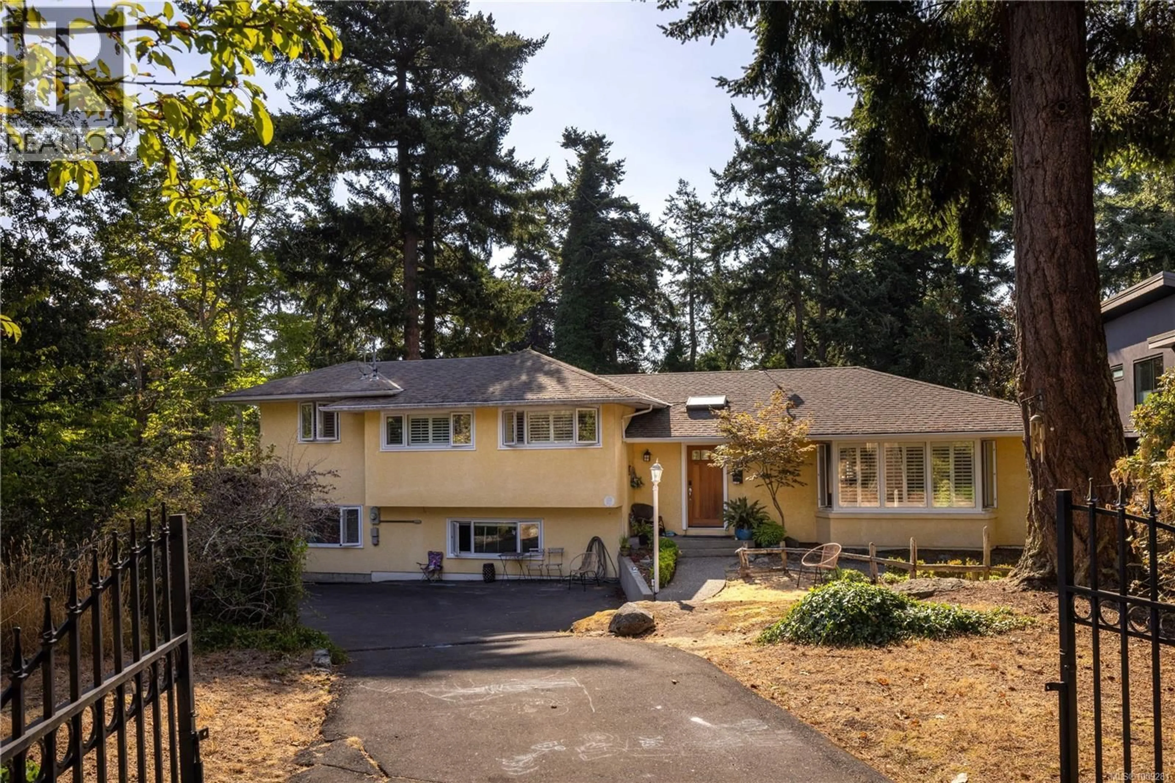 Home with vinyl exterior material, street for 3935 TUDOR AVENUE, Saanich British Columbia V8N4L2