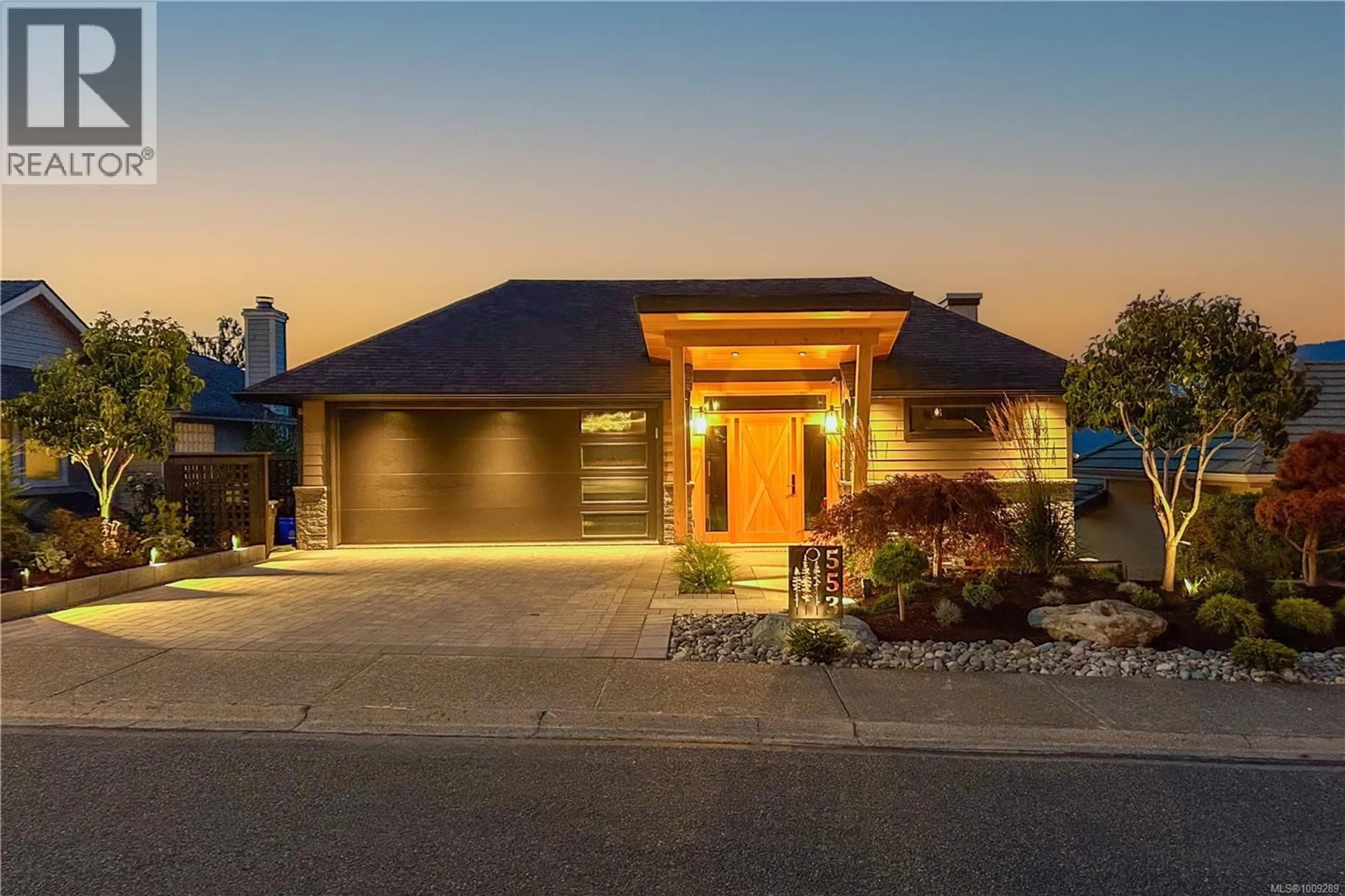 Home with brick exterior material, street for 553 MARINE VIEW, Cobble Hill British Columbia V8H0K8