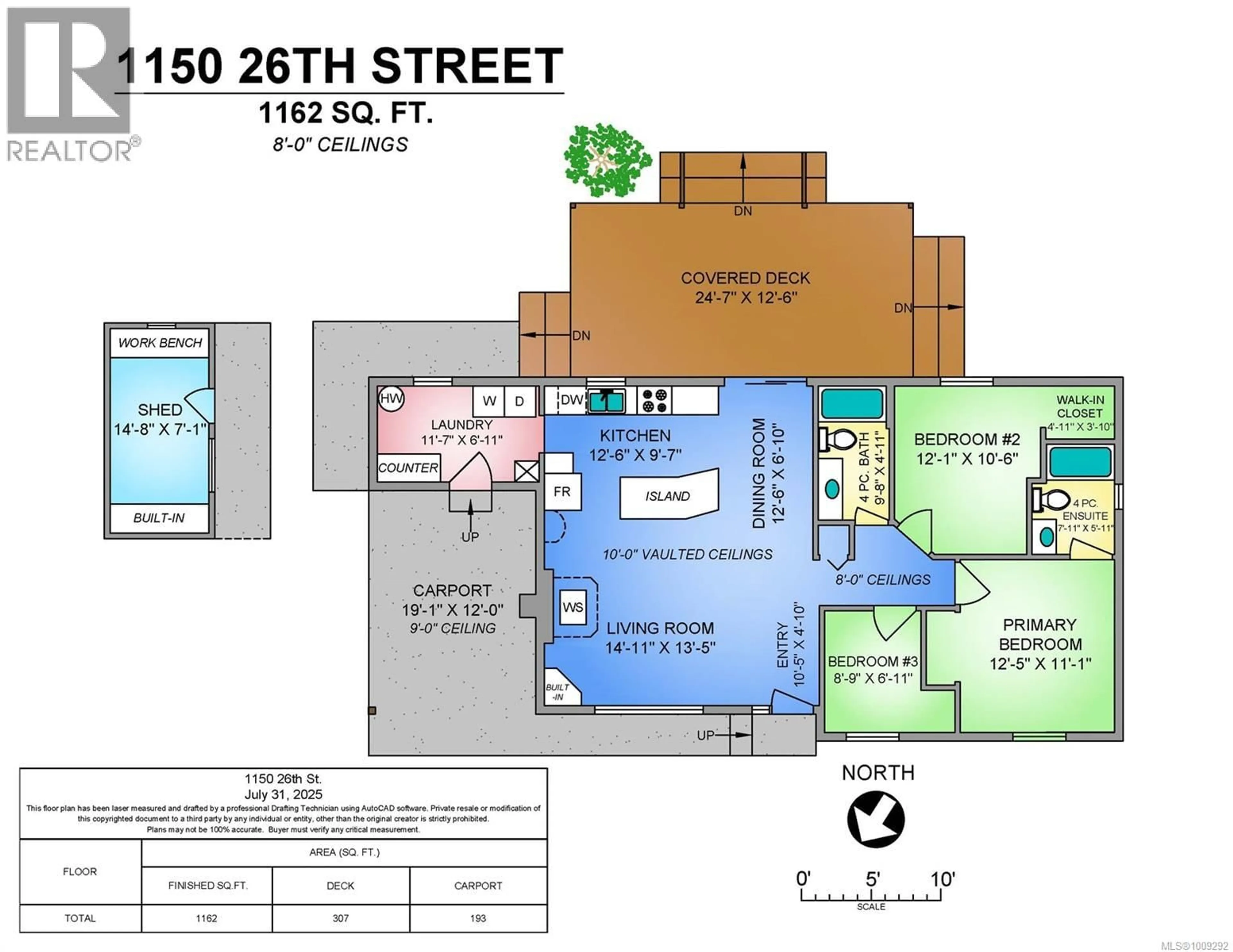 Floor plan for 1150 26TH STREET, Courtenay British Columbia V9N7N4