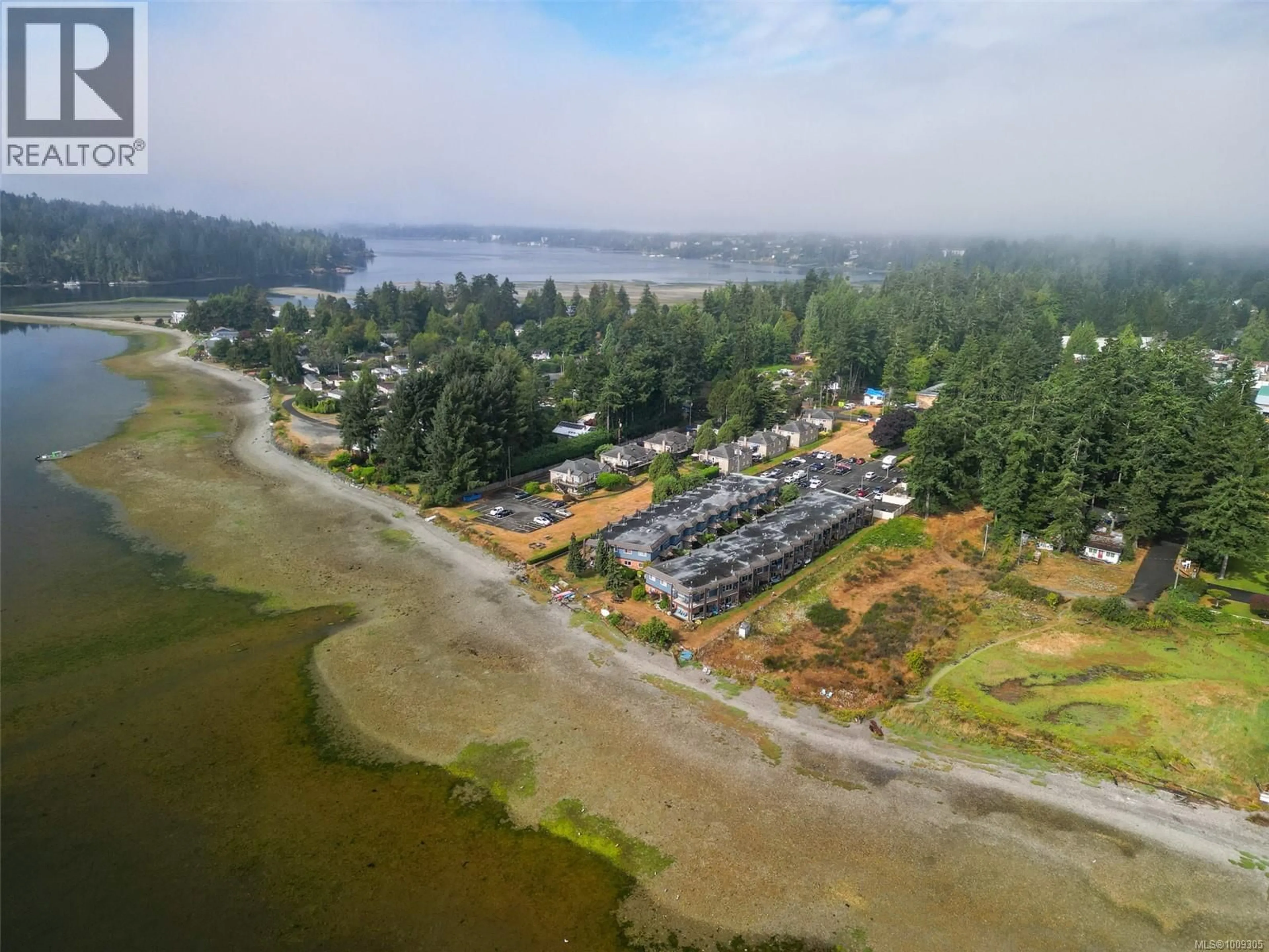A pic from outside/outdoor area/front of a property/back of a property/a pic from drone, water/lake/river/ocean view for 213 - 1991 KALTASIN ROAD, Sooke British Columbia V9Z0B5