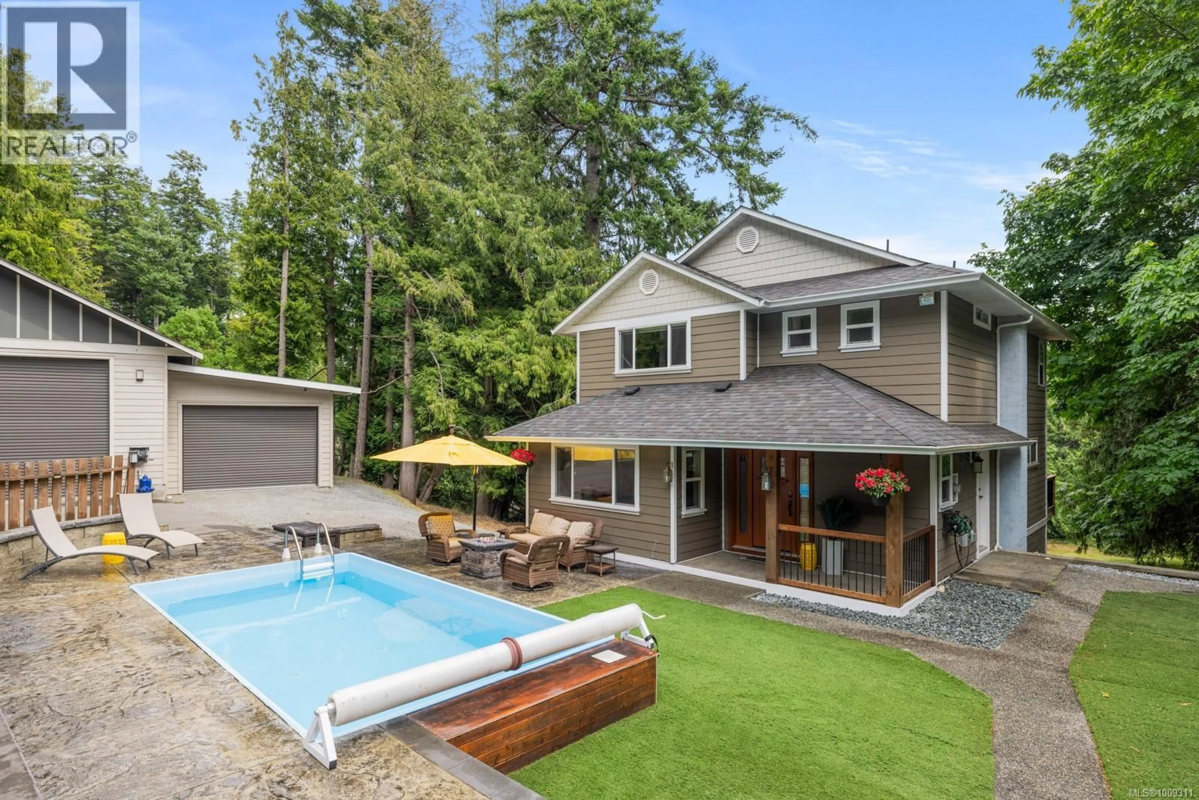 A pic from outside/outdoor area/front of a property/back of a property/a pic from drone, unknown for 4719 KEVERE ROAD, Metchosin British Columbia V9C4G1