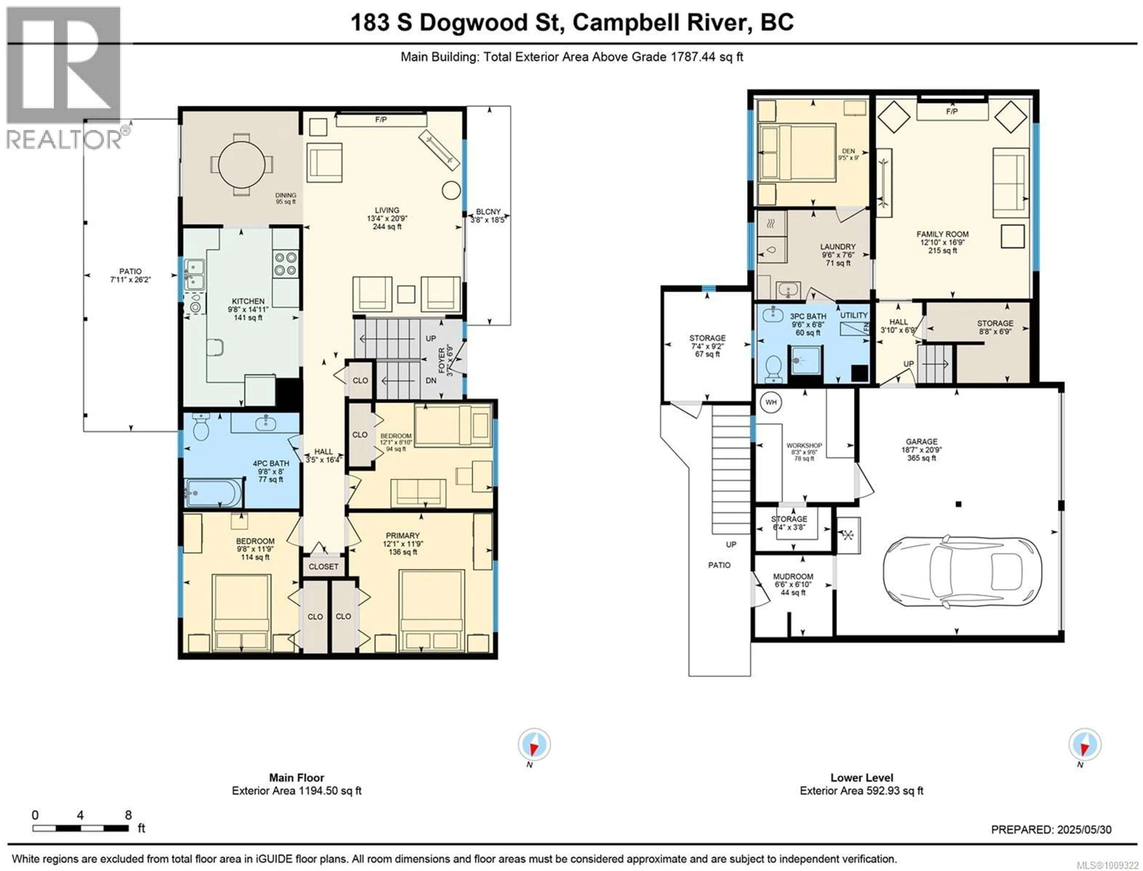 Floor plan for 183 DOGWOOD STREET SOUTH, Campbell River British Columbia V9W2X5