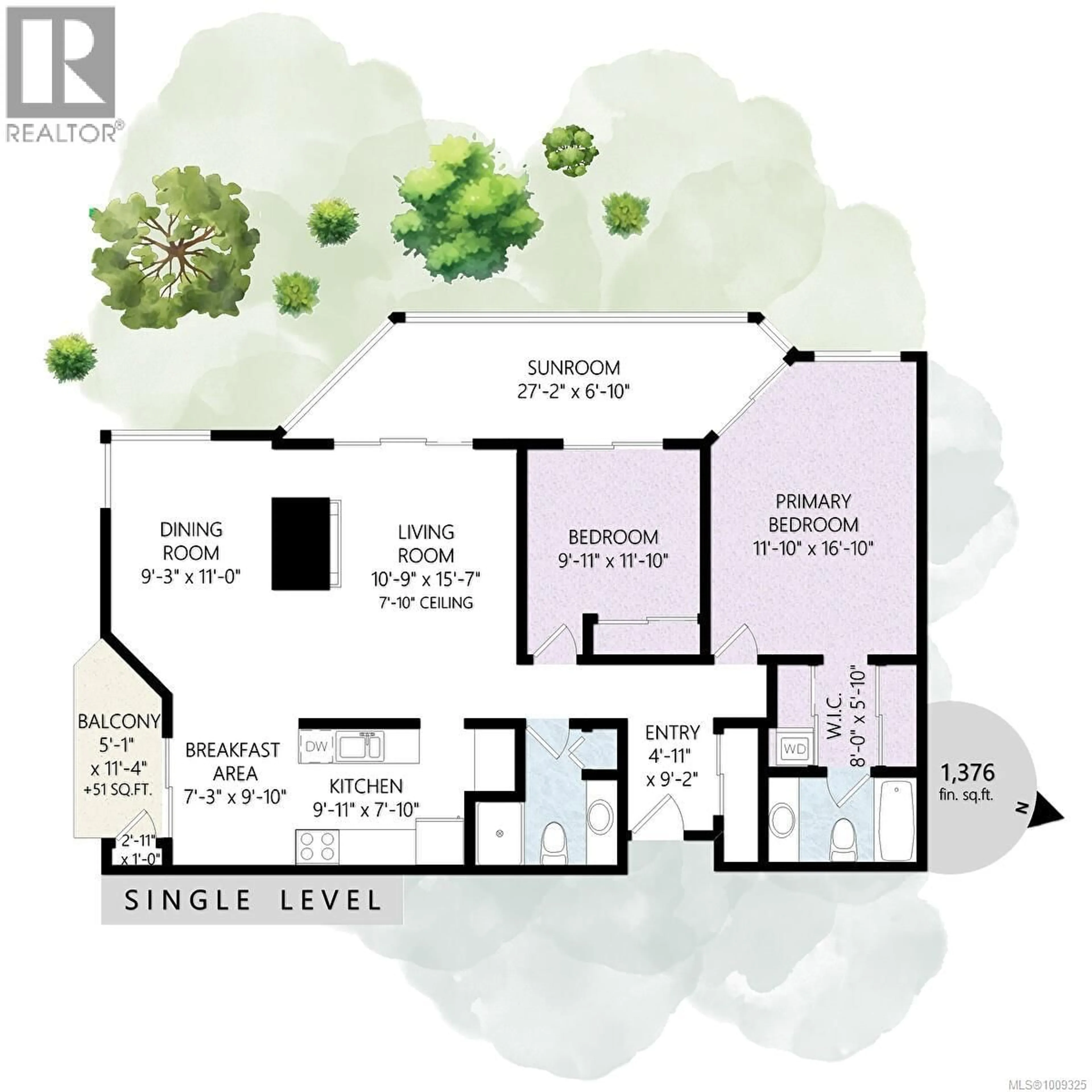 Floor plan for 205 - 1100 UNION ROAD, Saanich British Columbia V8P2J3