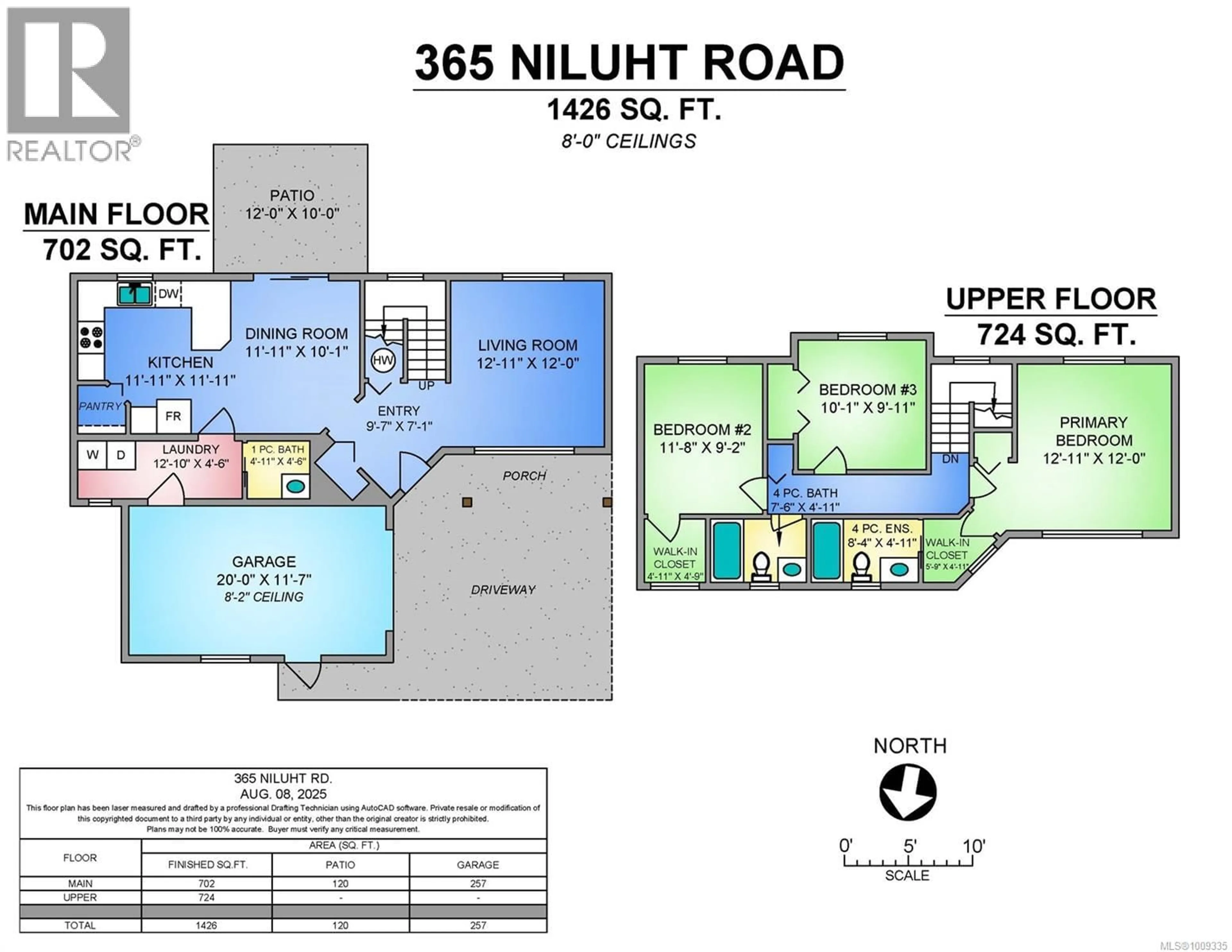 Floor plan for 365 NILUHT DRIVE, Campbell River British Columbia V9W8G5