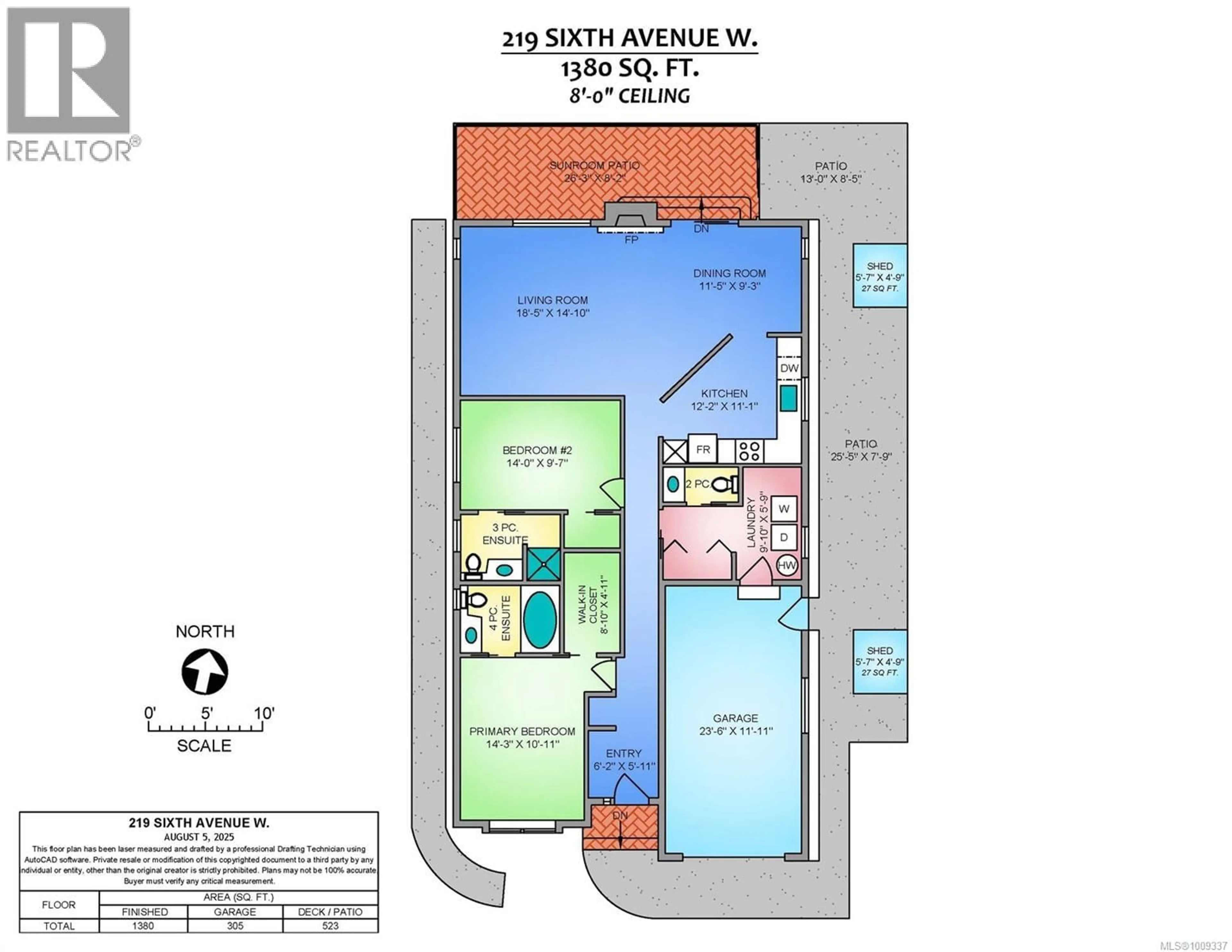 Floor plan for 219 SIXTH AVENUE WEST, Qualicum Beach British Columbia V9K1S1