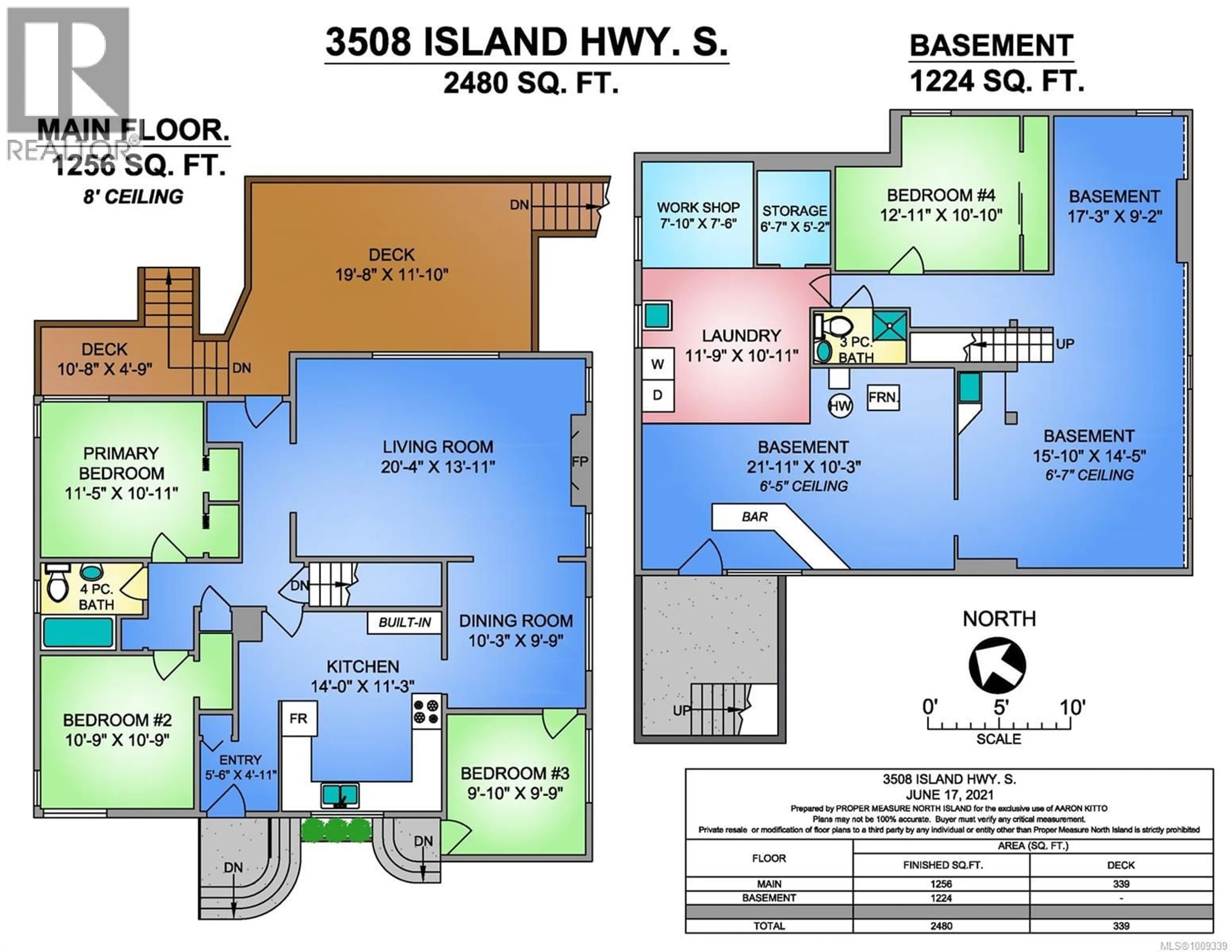 Floor plan for 3508 ISLAND HIGHWAY SOUTH, Courtenay British Columbia V9N9T9