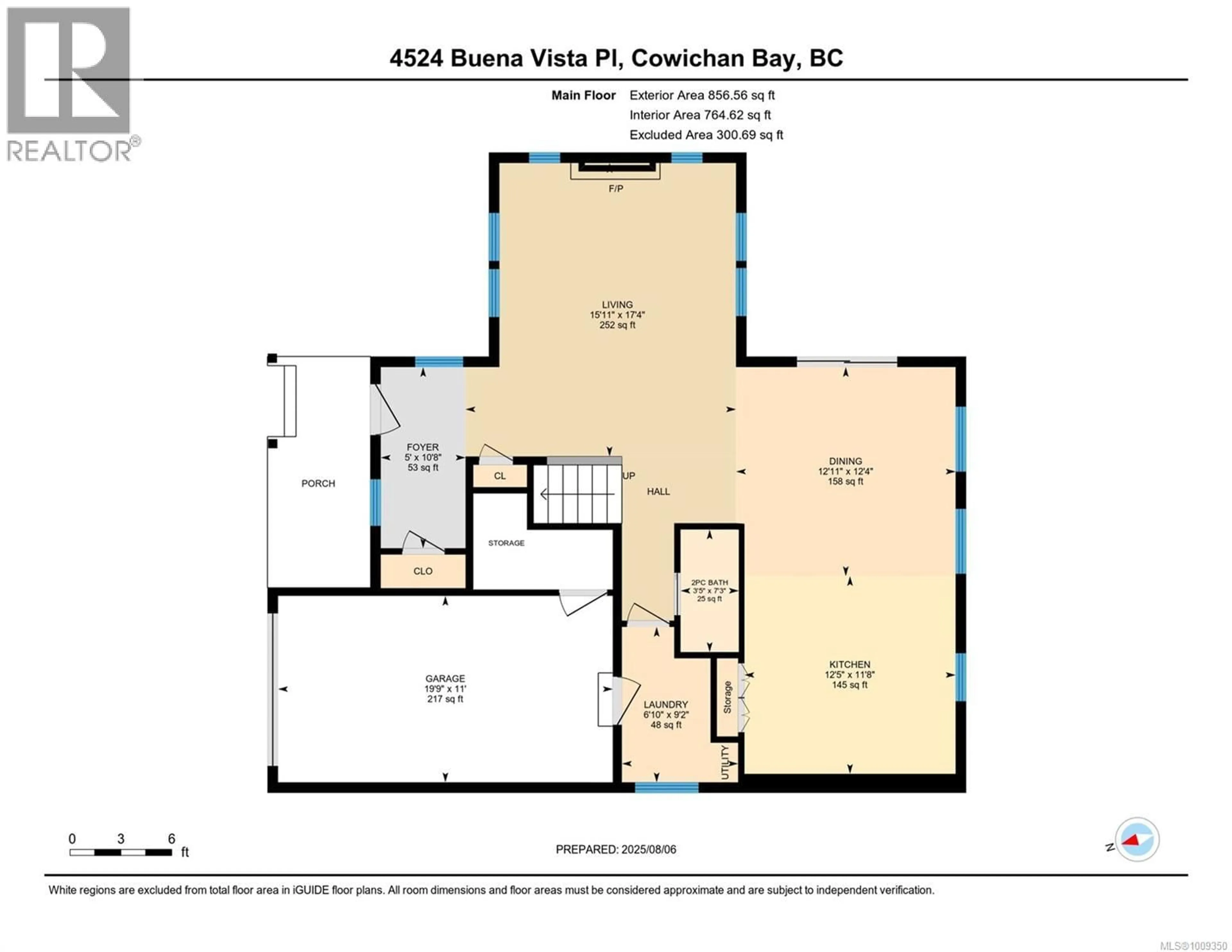 Floor plan for 4524 BUENA VISTA PLACE, Cowichan Bay British Columbia V0R1N2