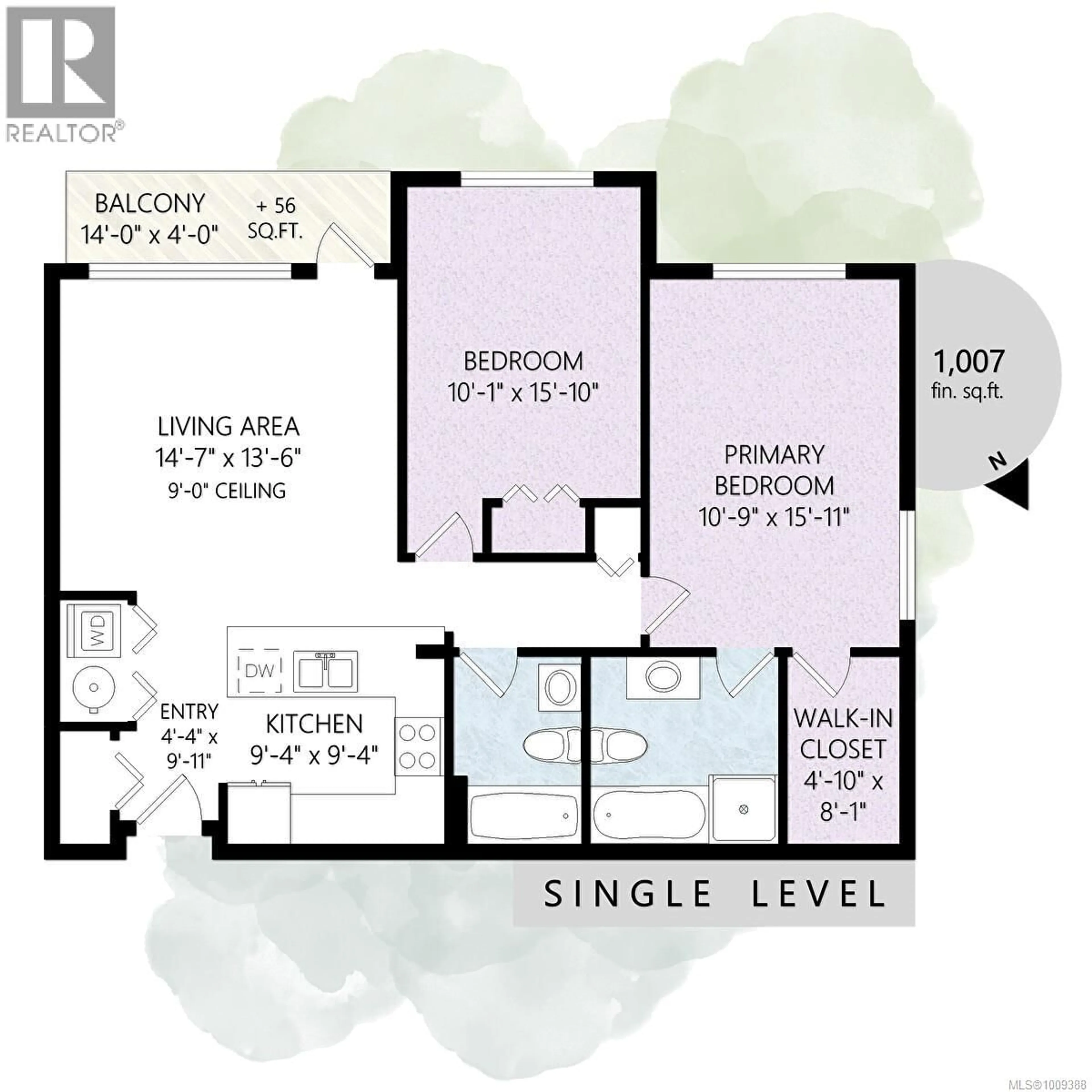 Floor plan for 309 - 608 FAIRWAY AVENUE, Langford British Columbia V9B2R5