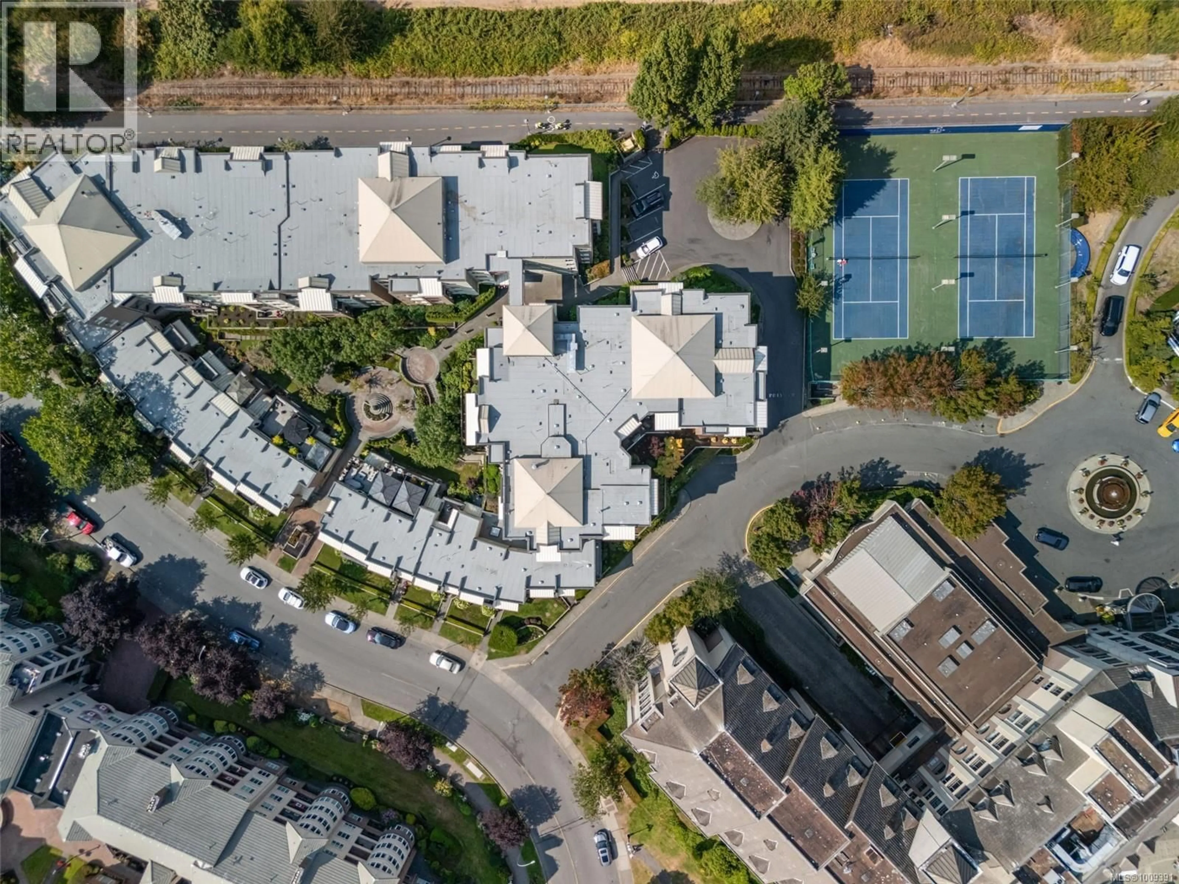 A pic from outside/outdoor area/front of a property/back of a property/a pic from drone, unknown for 111 - 27 SONGHEES ROAD, Victoria British Columbia V9A7M6