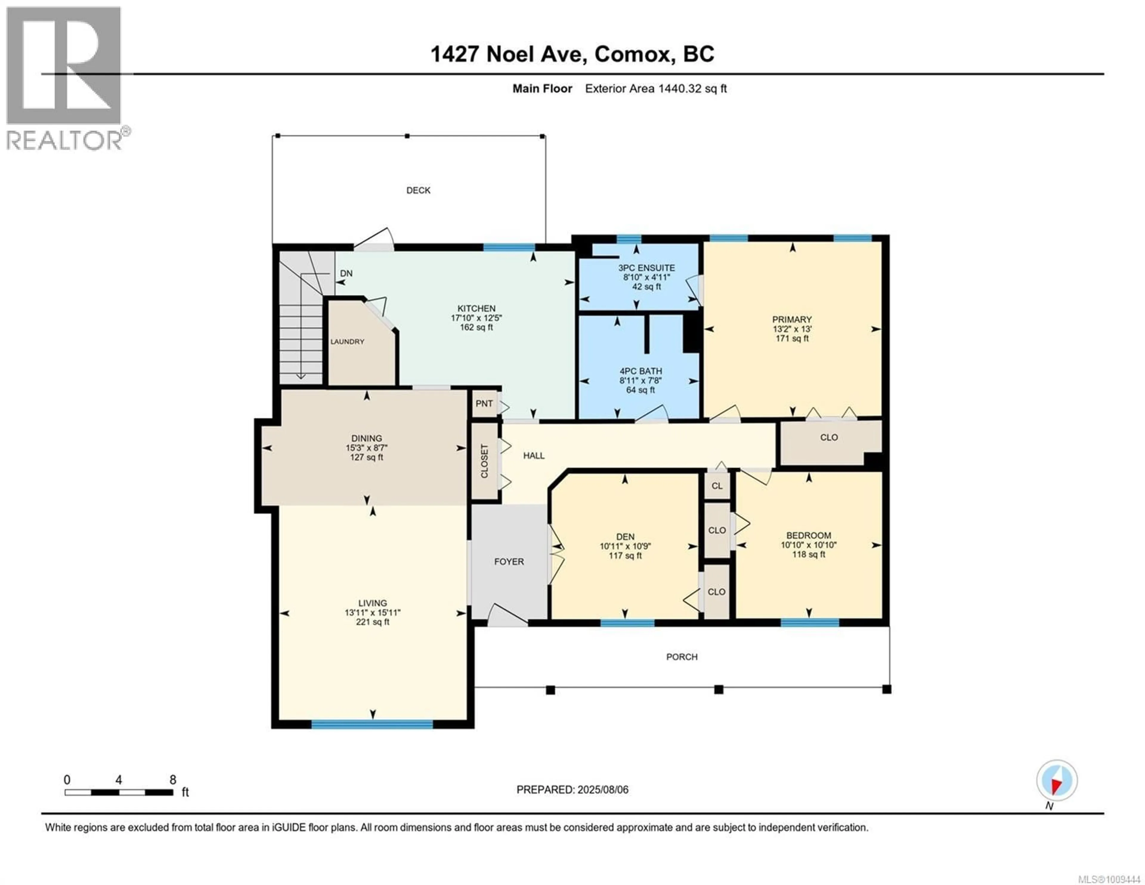 Floor plan for 1427 NOEL AVENUE, Comox British Columbia V9M3H8