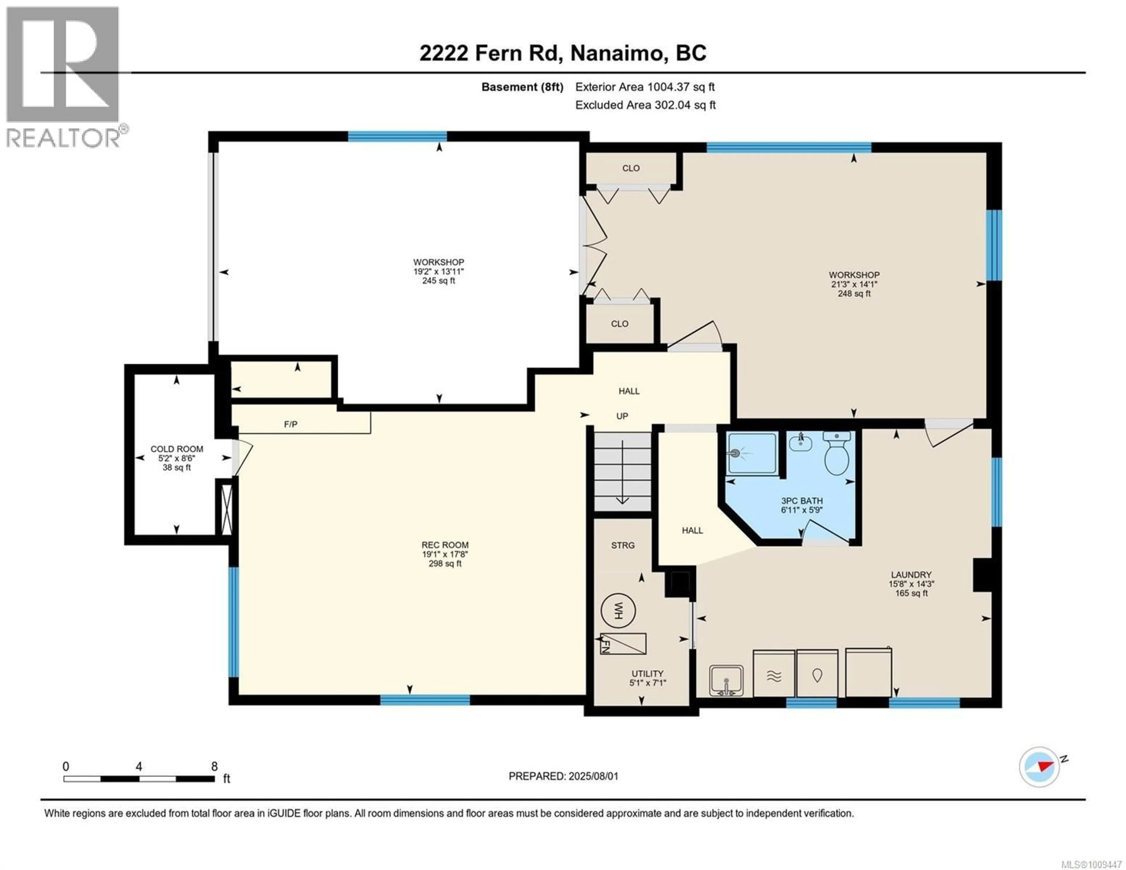 Floor plan for 2222 FERN ROAD, Nanaimo British Columbia V9S2W9