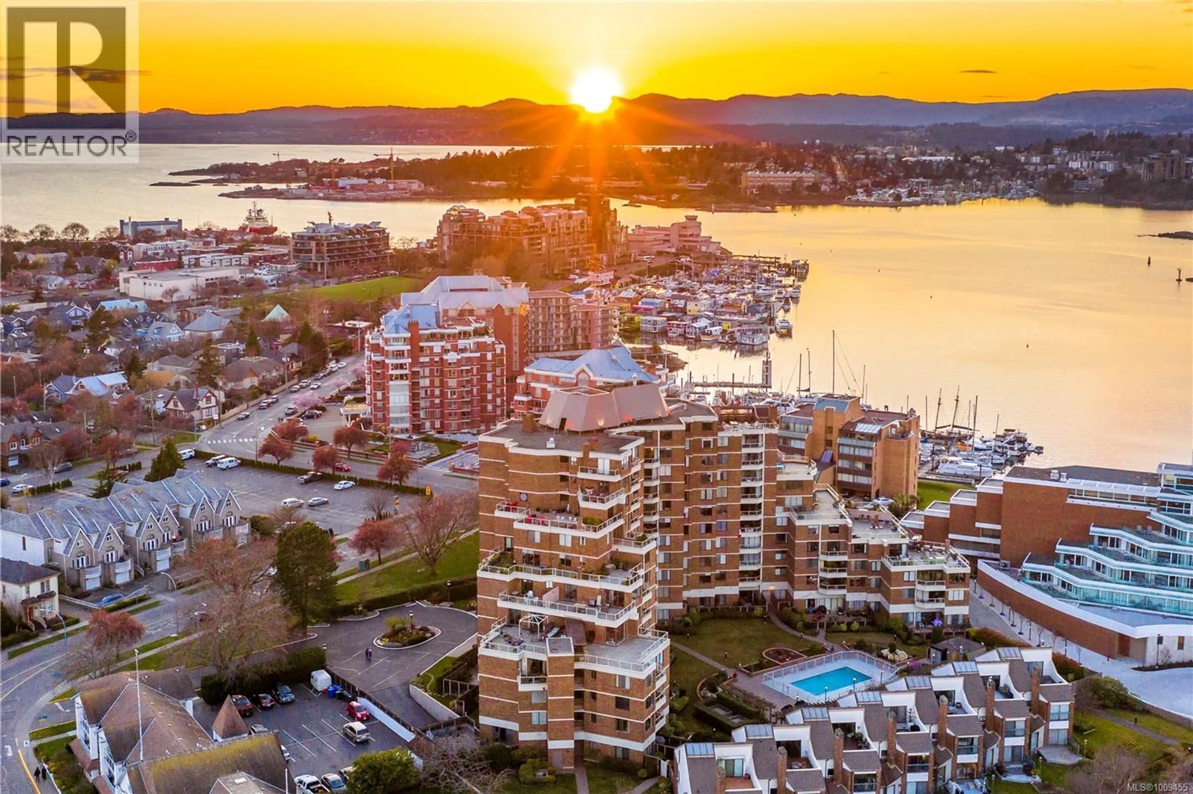 A pic from outside/outdoor area/front of a property/back of a property/a pic from drone, water/lake/river/ocean view for 107 - 225 BELLEVILLE STREET, Victoria British Columbia V8V4T9