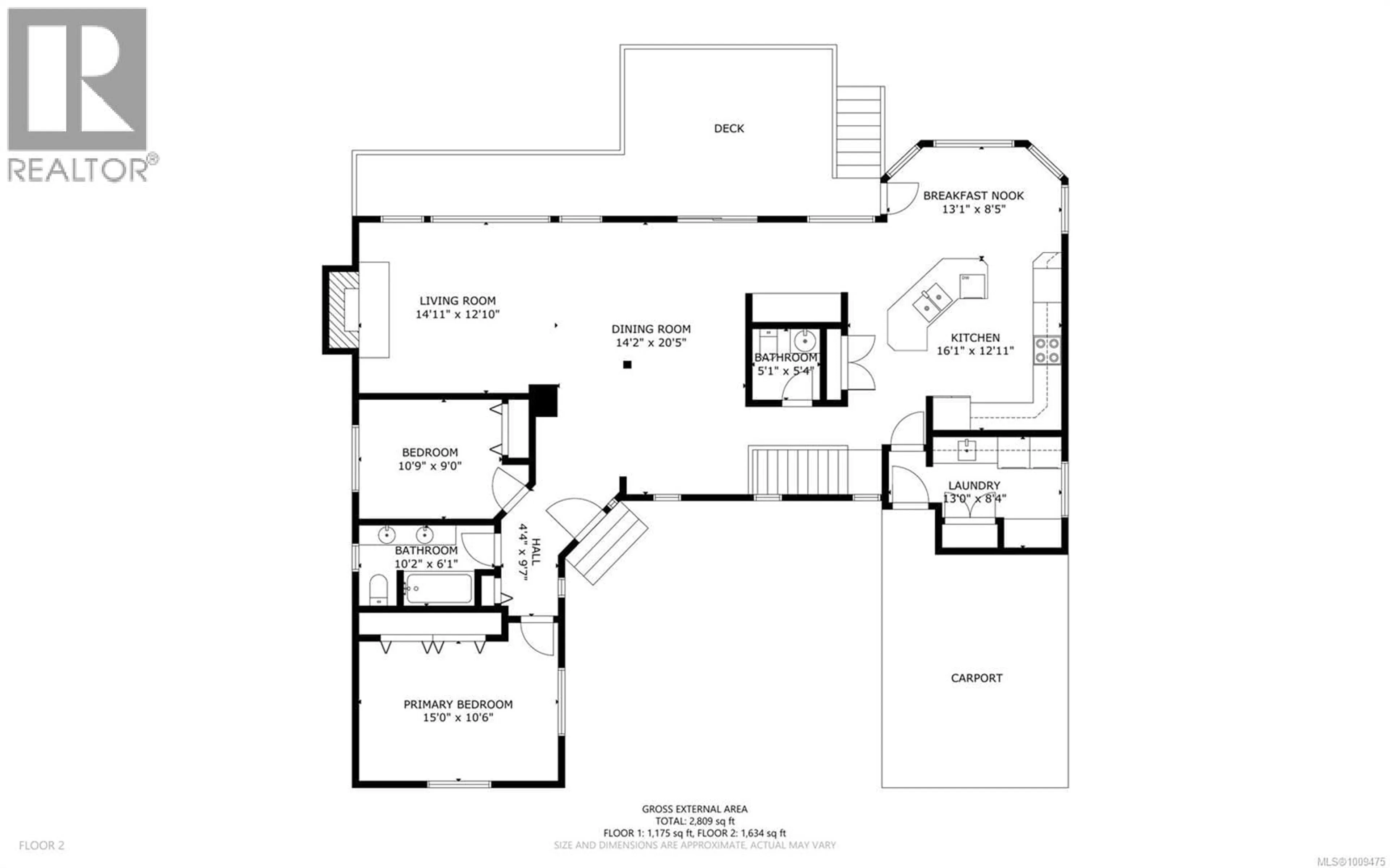 Floor plan for 4255 DISCOVERY DRIVE, Campbell River British Columbia V9W4X9
