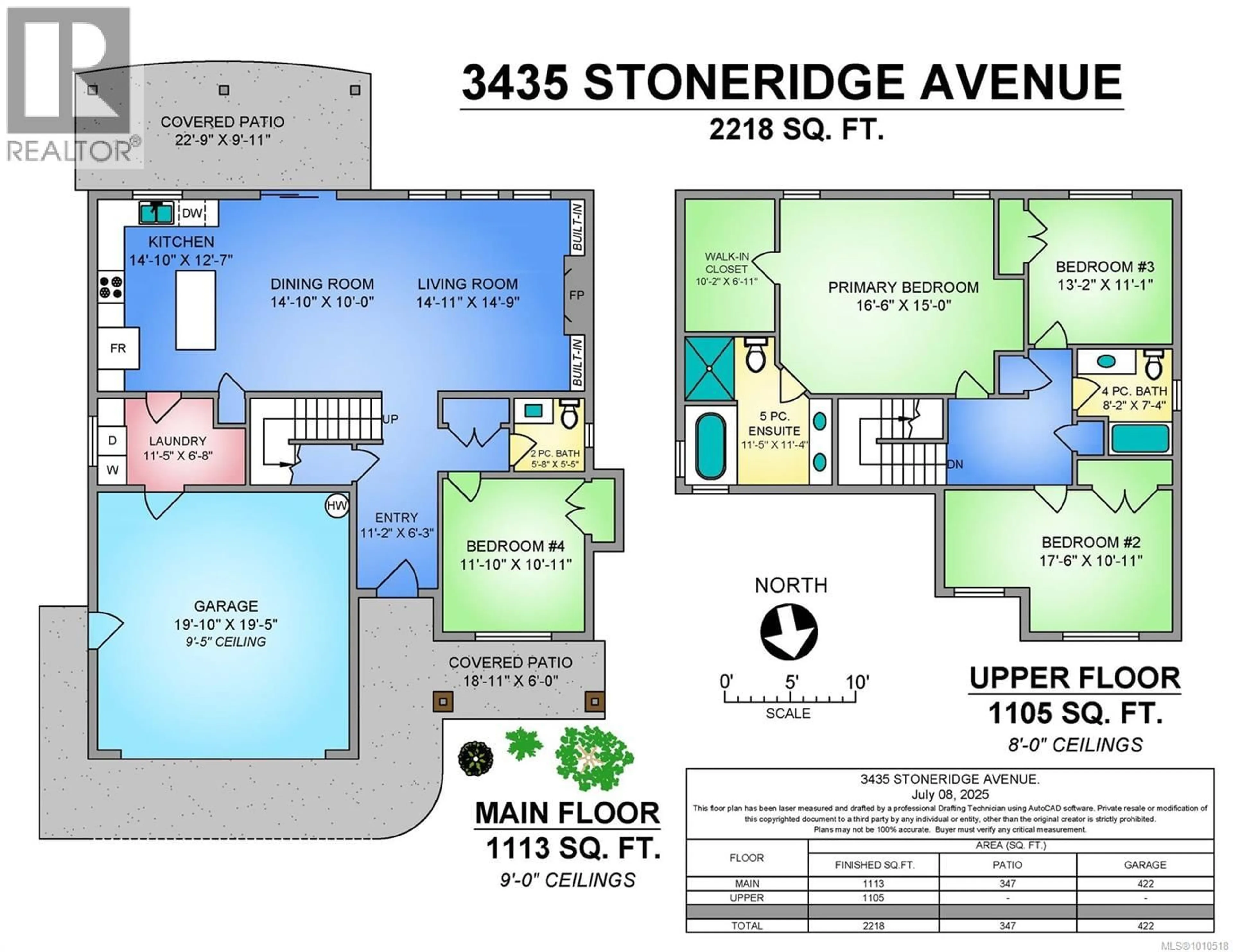 Floor plan for 3435 STONERIDGE AVENUE, Courtenay British Columbia V9M0B3