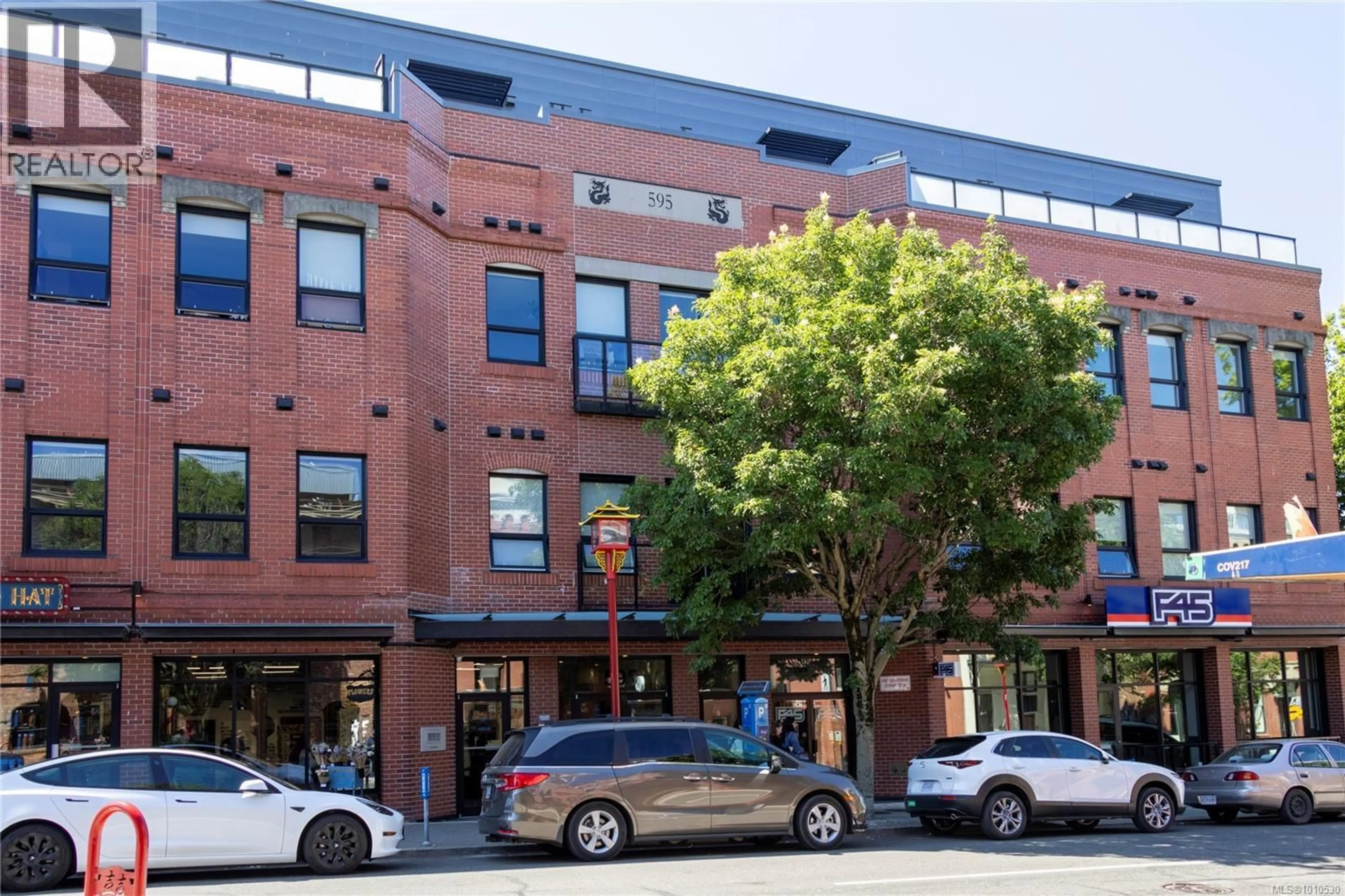 Home with brick exterior material, building for 307 - 595 PANDORA AVENUE, Victoria British Columbia V8W1N5