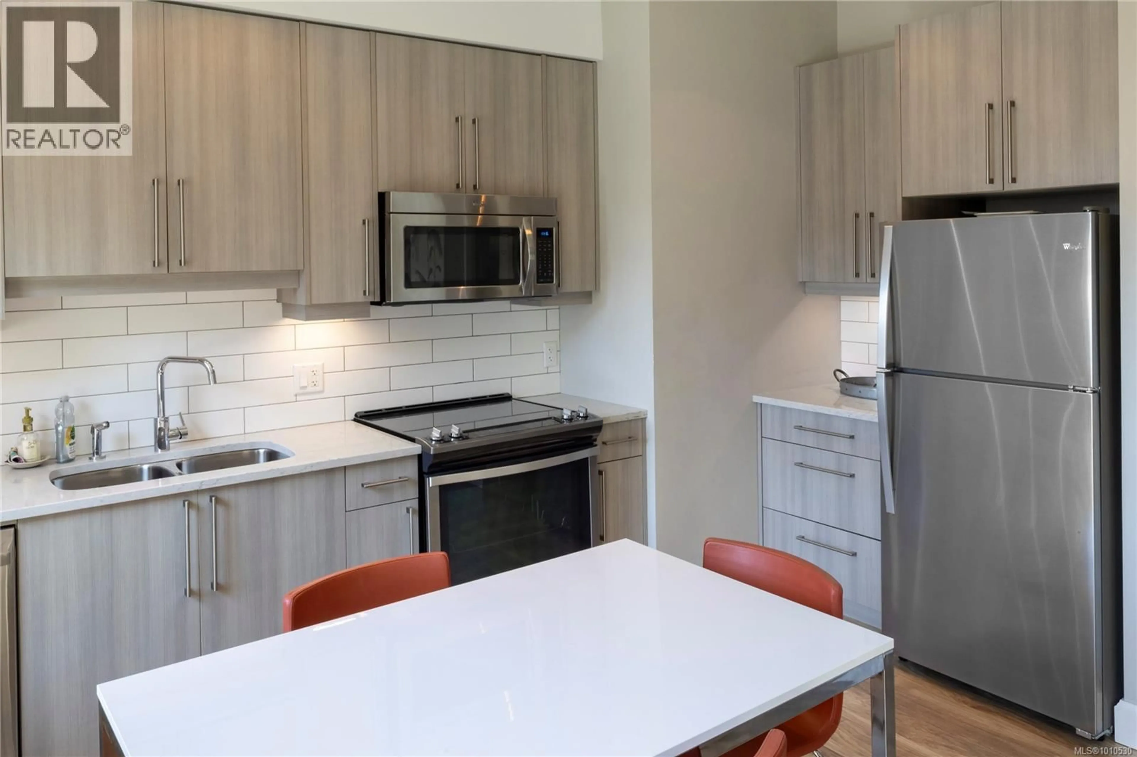 Standard kitchen, unknown for 307 - 595 PANDORA AVENUE, Victoria British Columbia V8W1N5