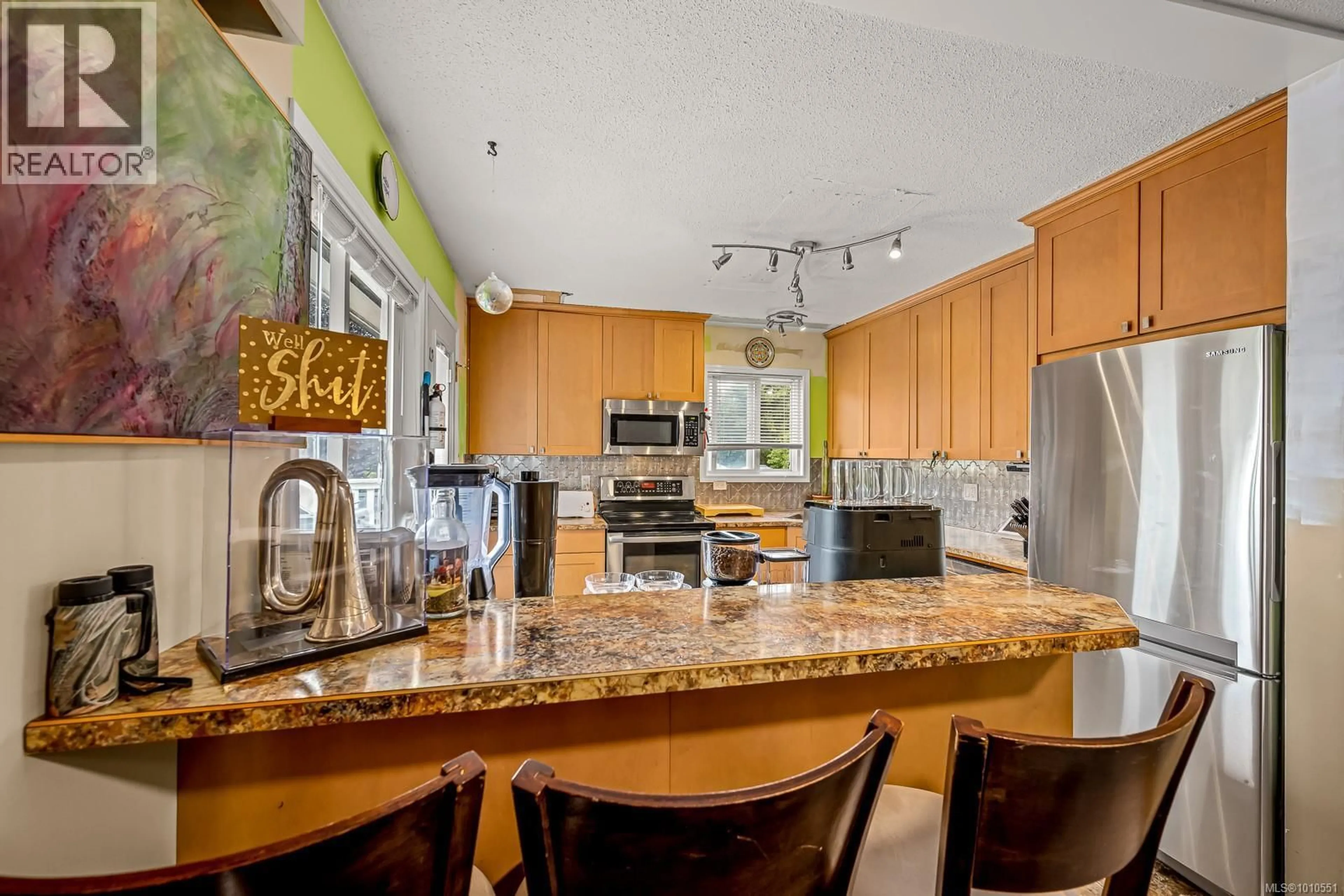 Contemporary kitchen, ceramic/tile floor for 1826 CENTENNIAL AVENUE, Comox British Columbia V9M2C7