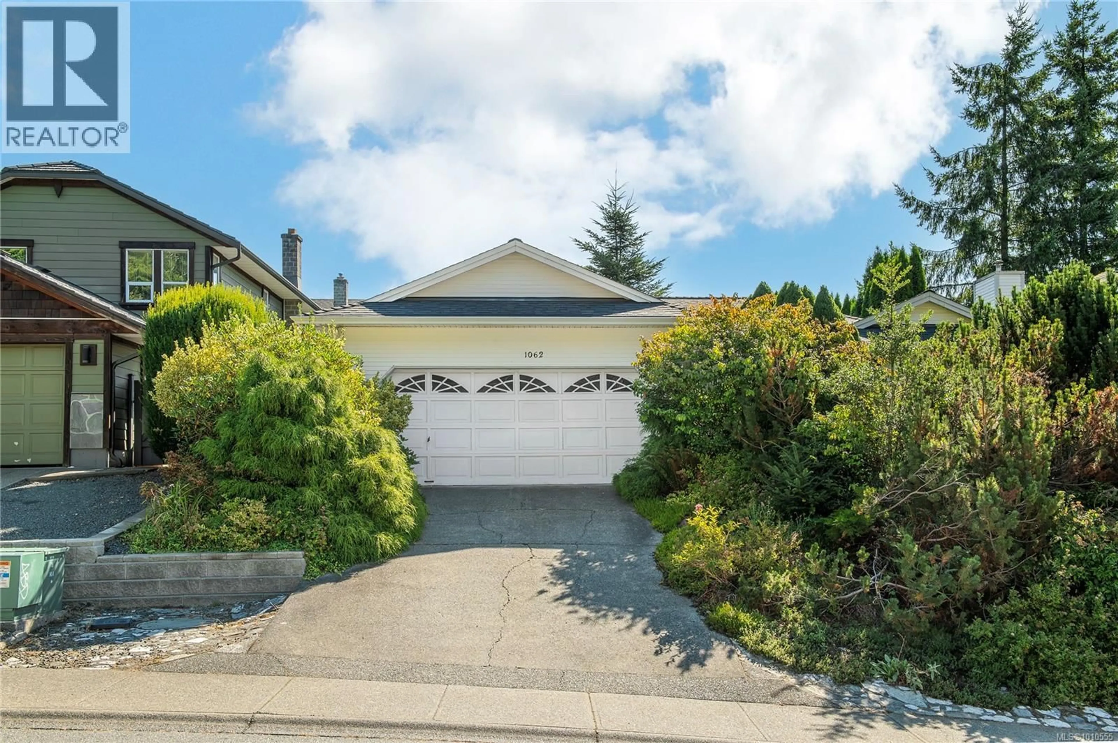 A pic from outside/outdoor area/front of a property/back of a property/a pic from drone, street for 1062 SPRINGBOK ROAD, Campbell River British Columbia V9W7K7