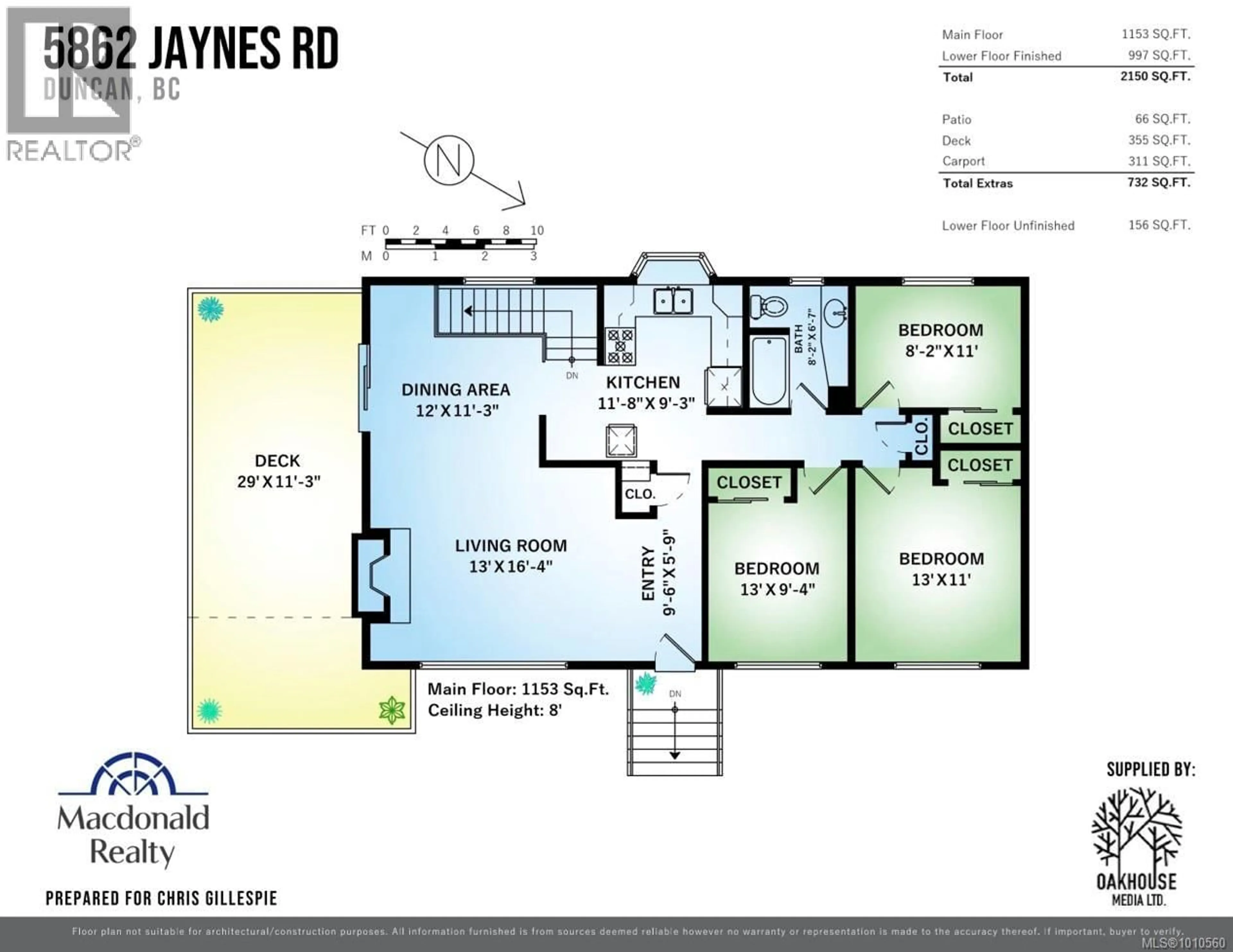Floor plan for 5862 JAYNES ROAD, Duncan British Columbia V9L3B8