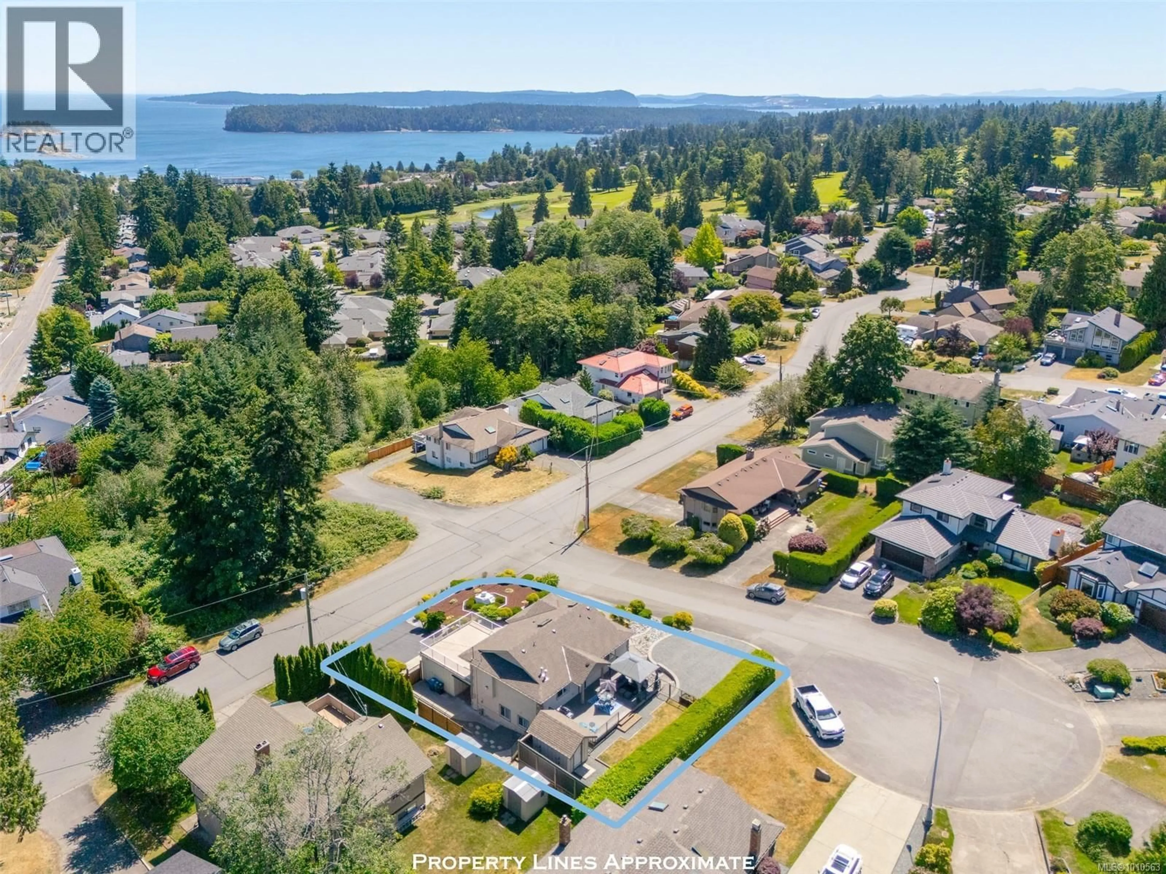 A pic from outside/outdoor area/front of a property/back of a property/a pic from drone, water/lake/river/ocean view for 2839 NEYLAND ROAD, Nanaimo British Columbia V9T3G2