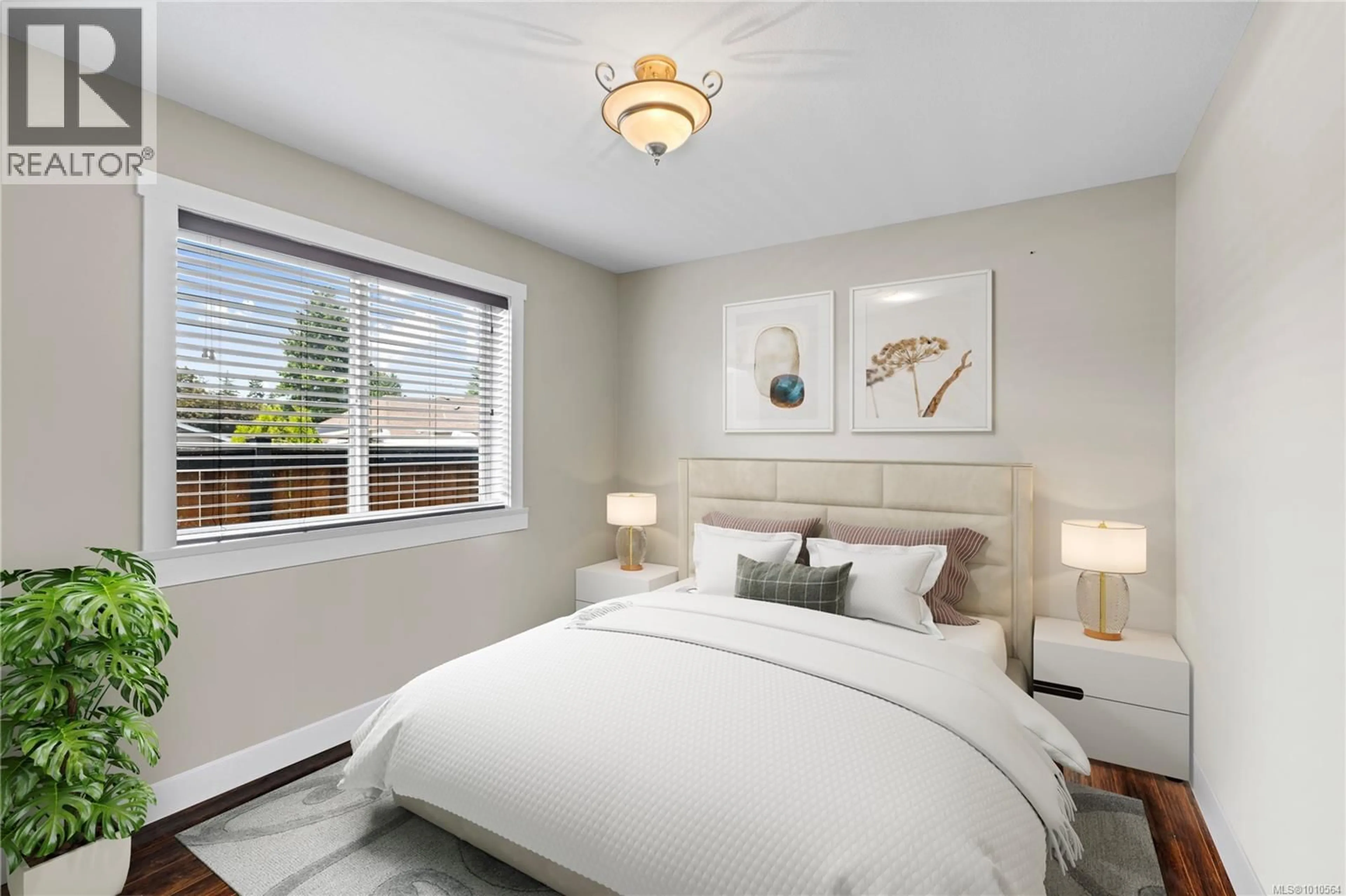 Bedroom with bed, unknown for B - 4730 ARROWSMITH ROAD, Port Alberni British Columbia V9Y0B9