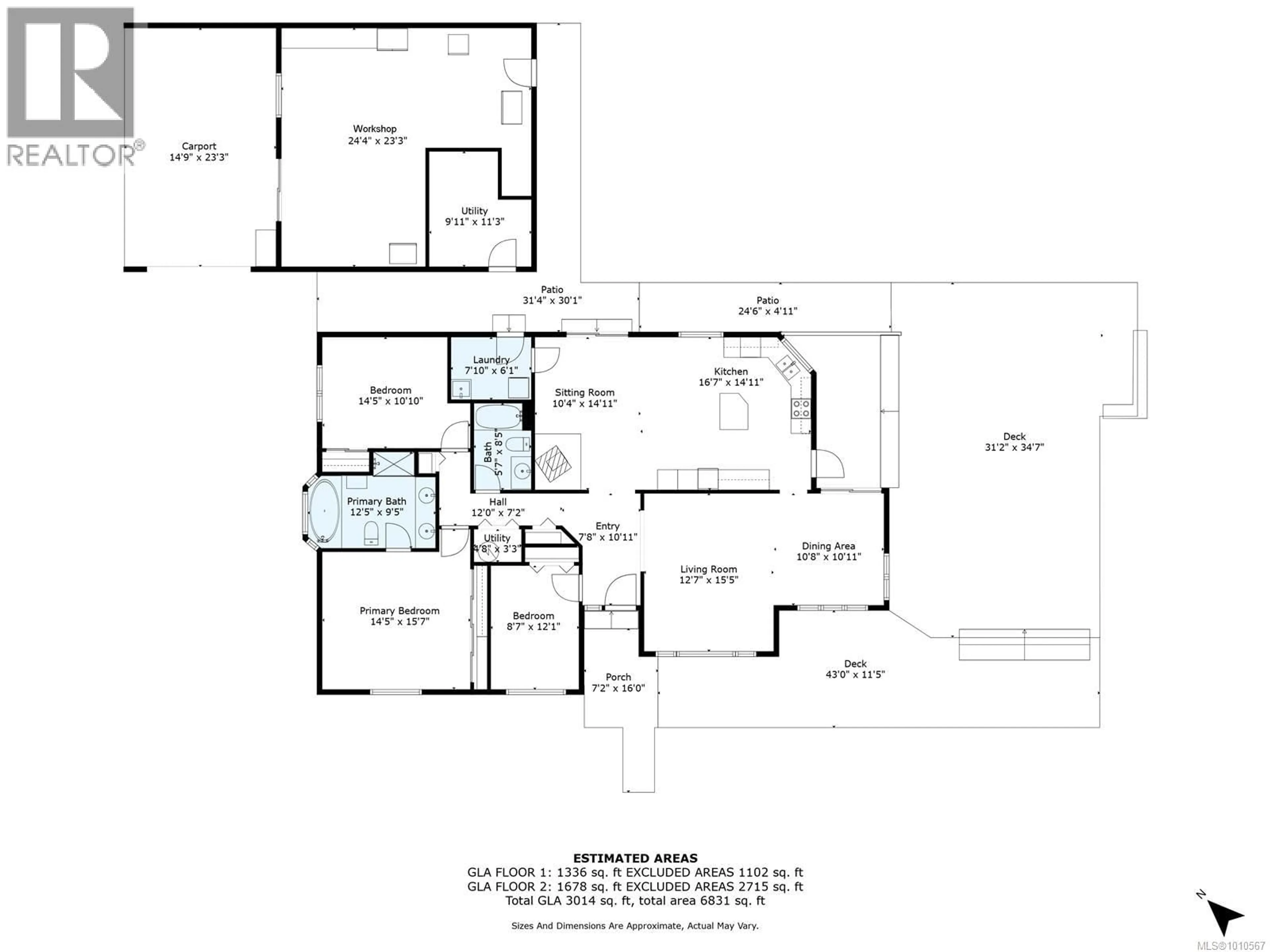Floor plan for 2742 CEDAR HEIGHTS CRESCENT, Nanaimo British Columbia V9X1N4