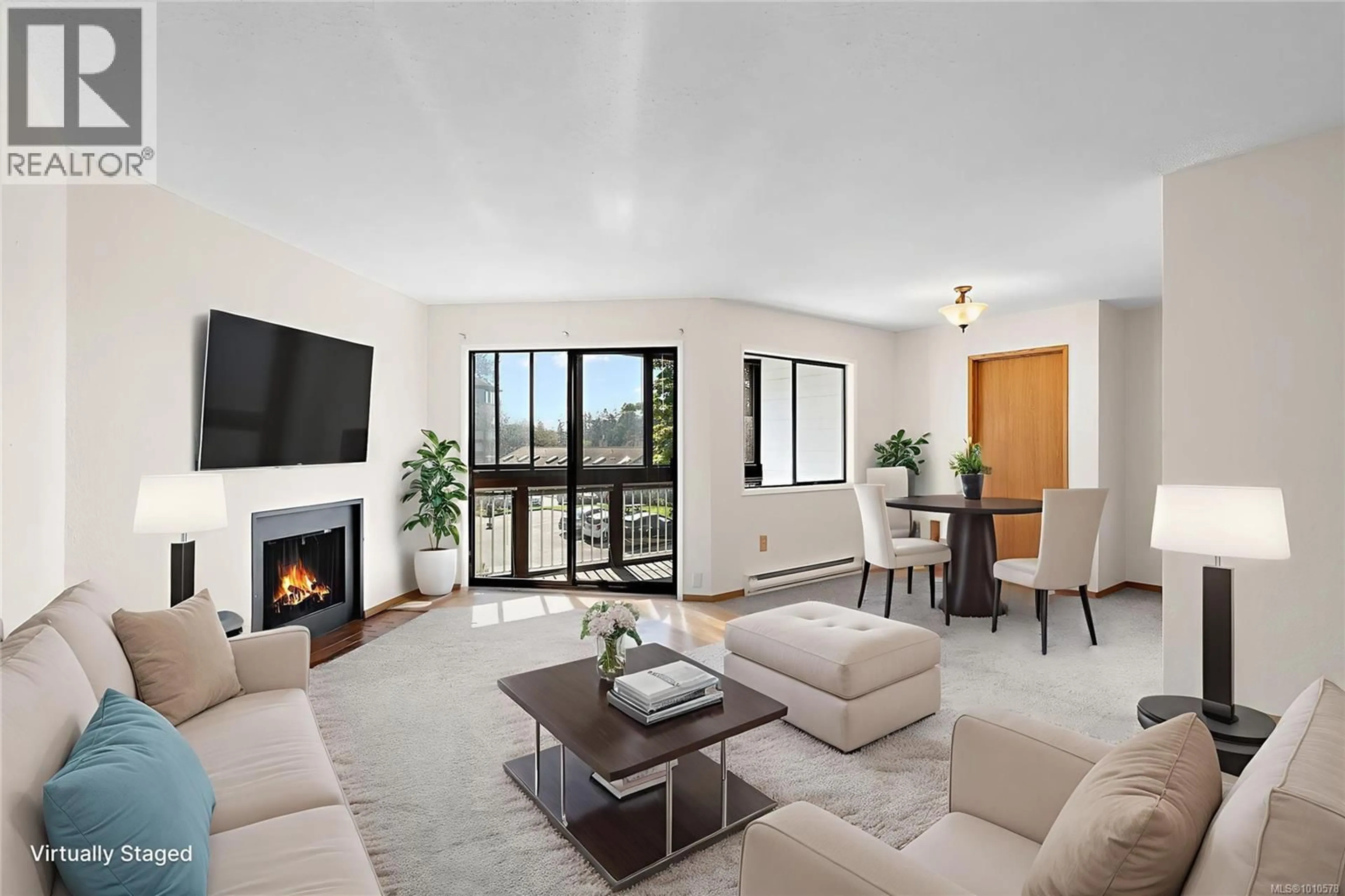 Living room with furniture, unknown for 402 - 71 GORGE ROAD WEST, Saanich British Columbia V9A1L9