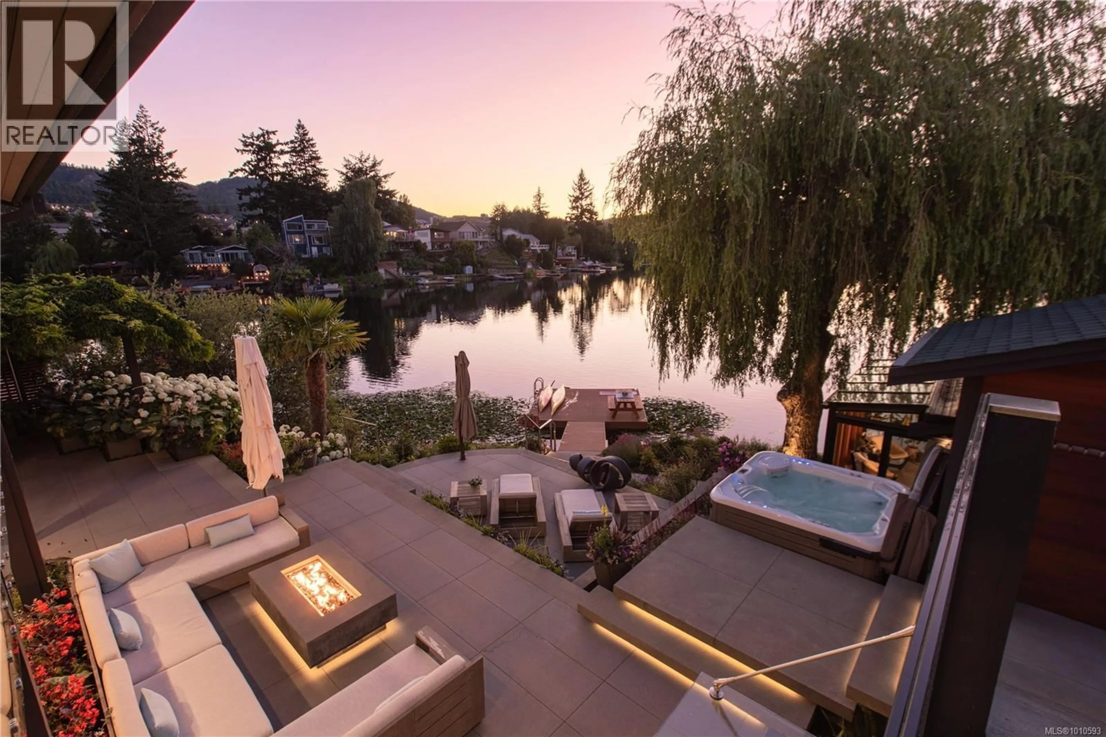 Patio, water/lake/river/ocean view for 1069 TRILLIUM ROAD, Langford British Columbia V9B4G3