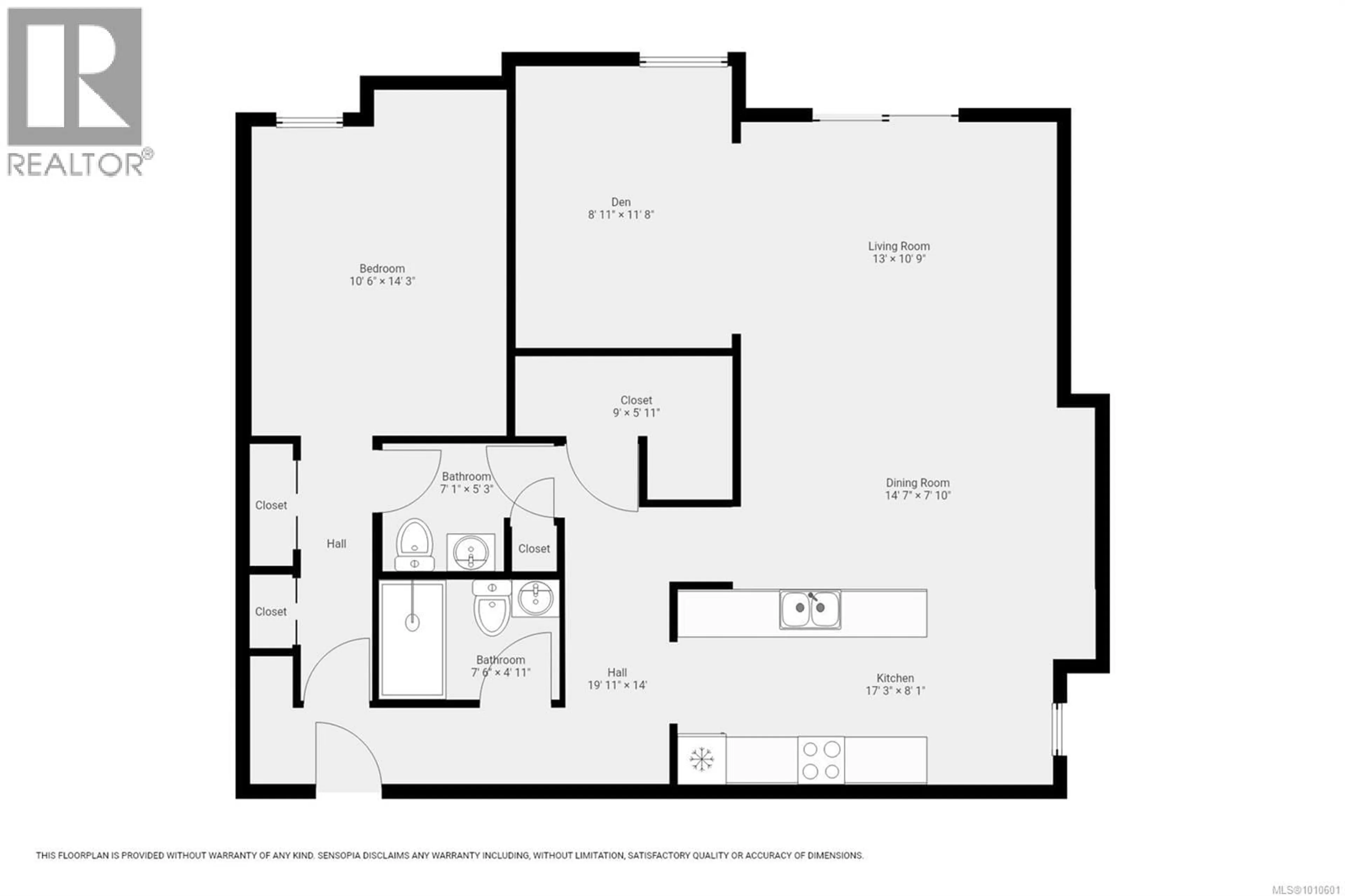 Floor plan for 320 - 585 DOGWOOD STREET SOUTH, Campbell River British Columbia V9W6T6