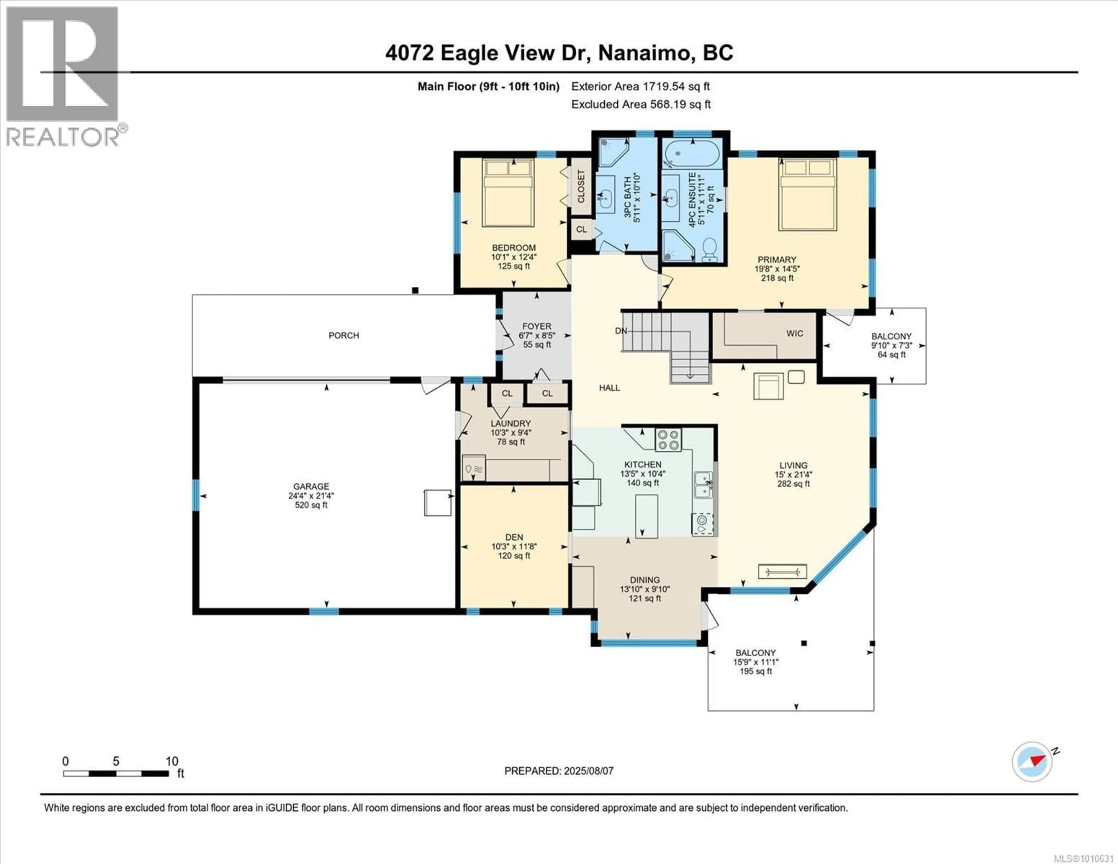 Floor plan for 4072 EAGLE VIEW DRIVE, Nanaimo British Columbia V9T6B4