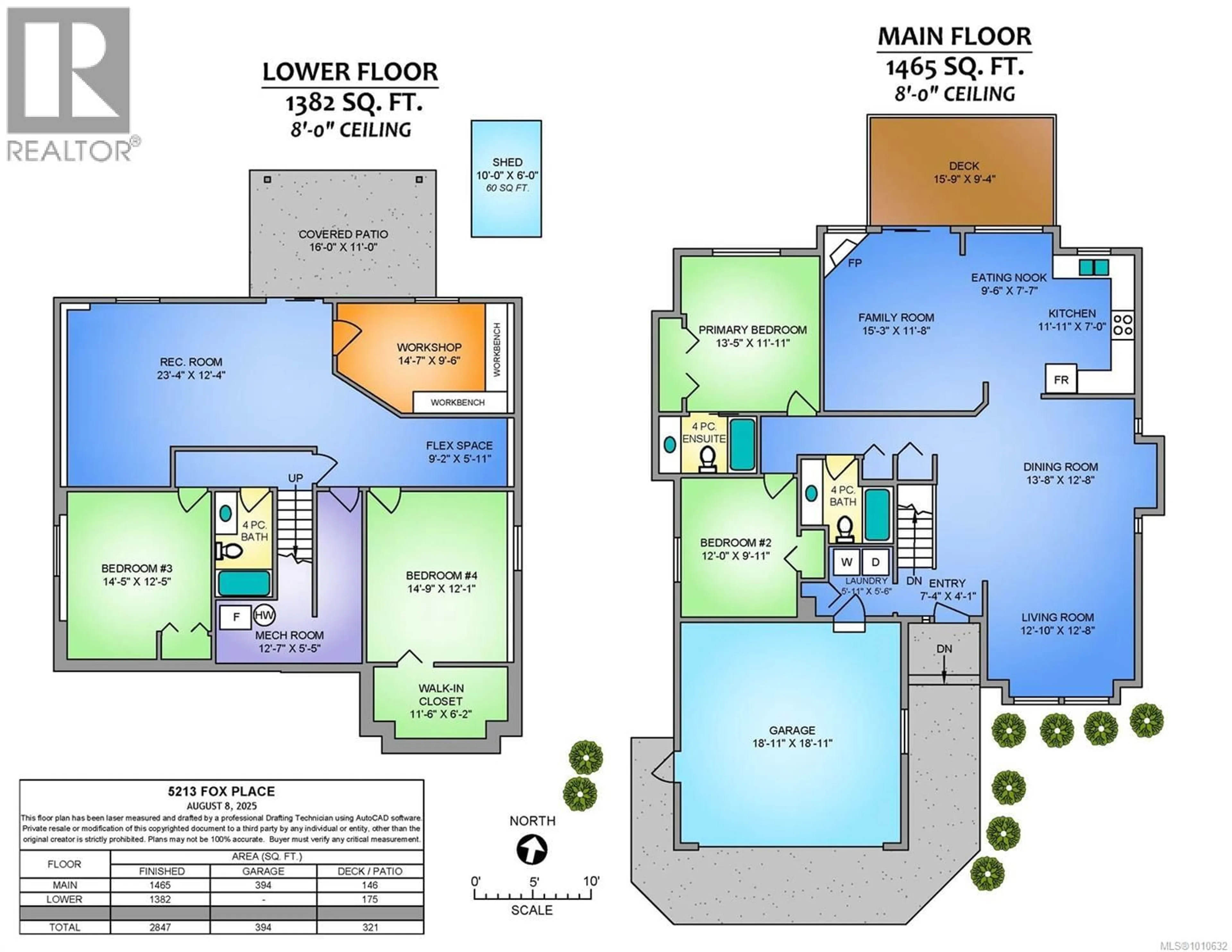 Floor plan for 5213 FOX PLACE, Nanaimo British Columbia V9T6K5
