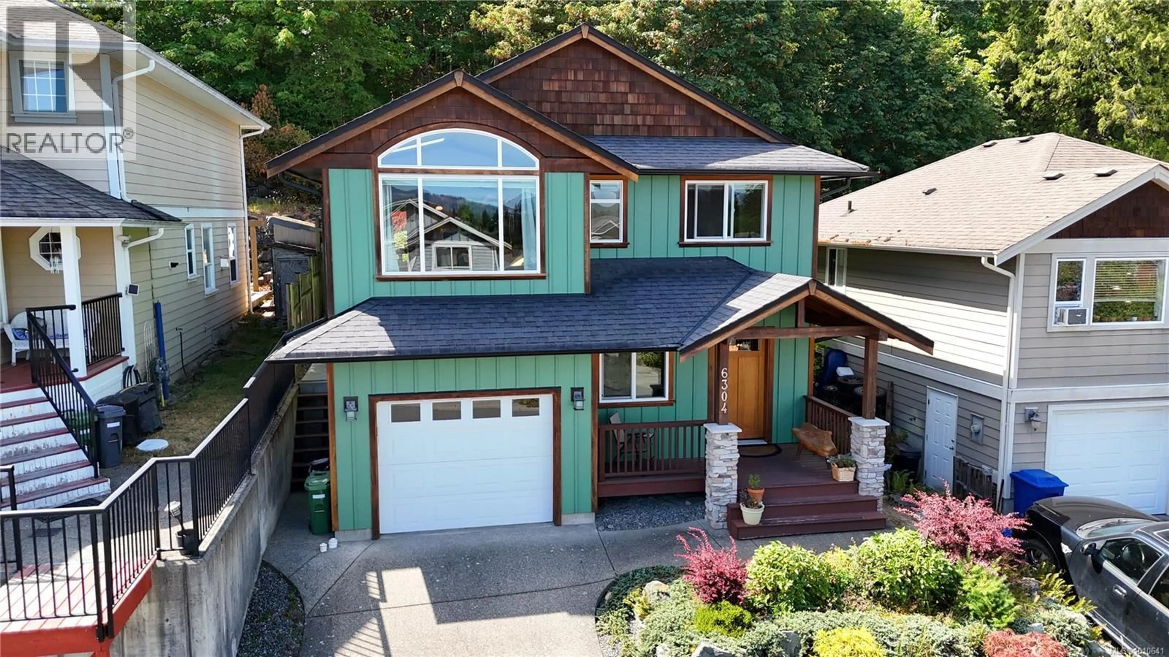 Home with vinyl exterior material, street for 6304 ARDEA PLACE, Duncan British Columbia V9L0B7
