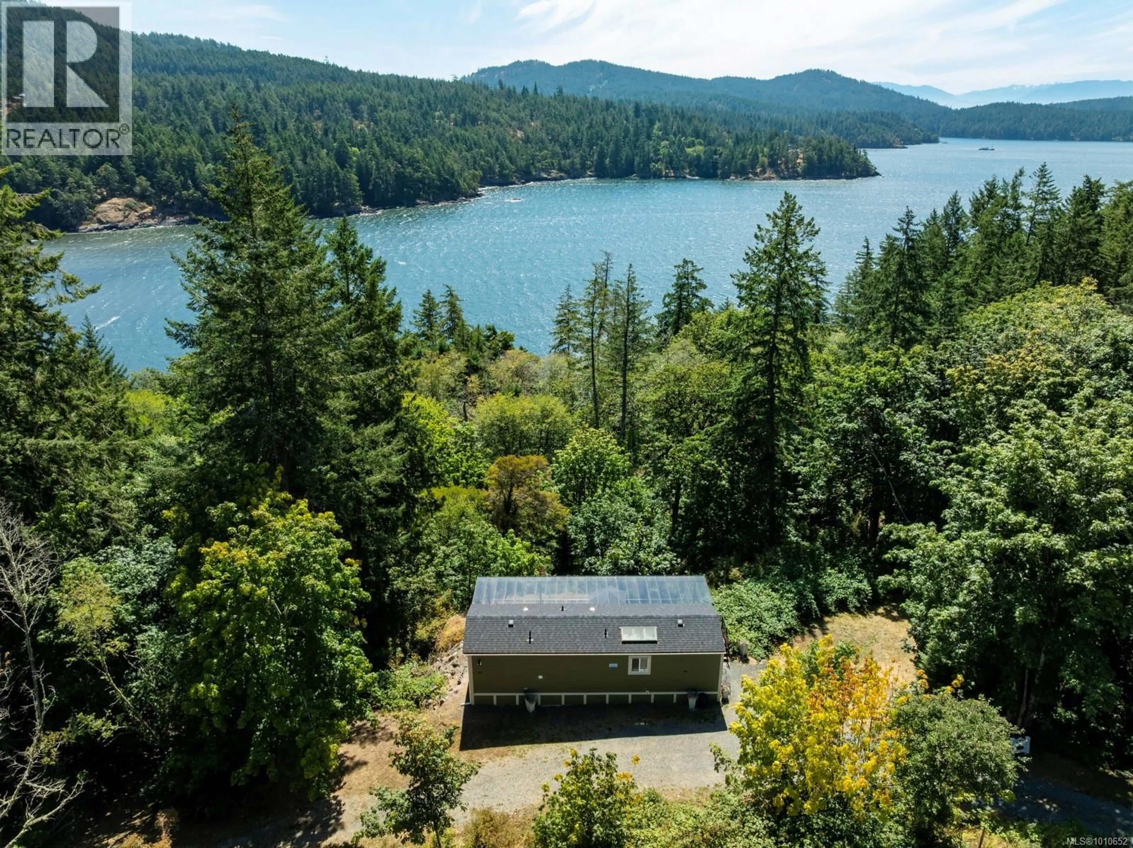 A pic from outside/outdoor area/front of a property/back of a property/a pic from drone, water/lake/river/ocean view for 5201 SOOKE ROAD, Sooke British Columbia V8V1L9