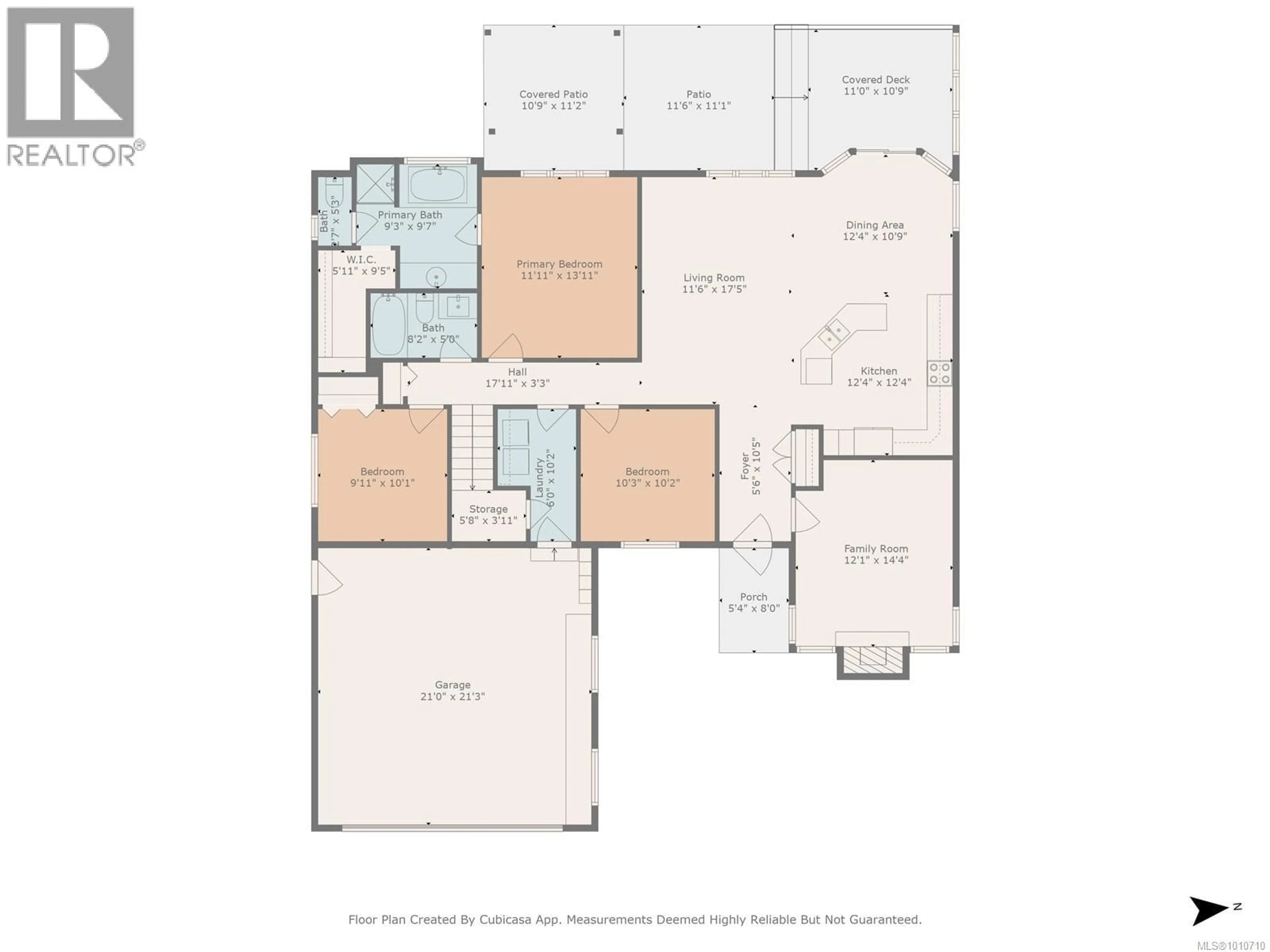 Floor plan for 2010 SIERRA DRIVE, Campbell River British Columbia V9H1R6