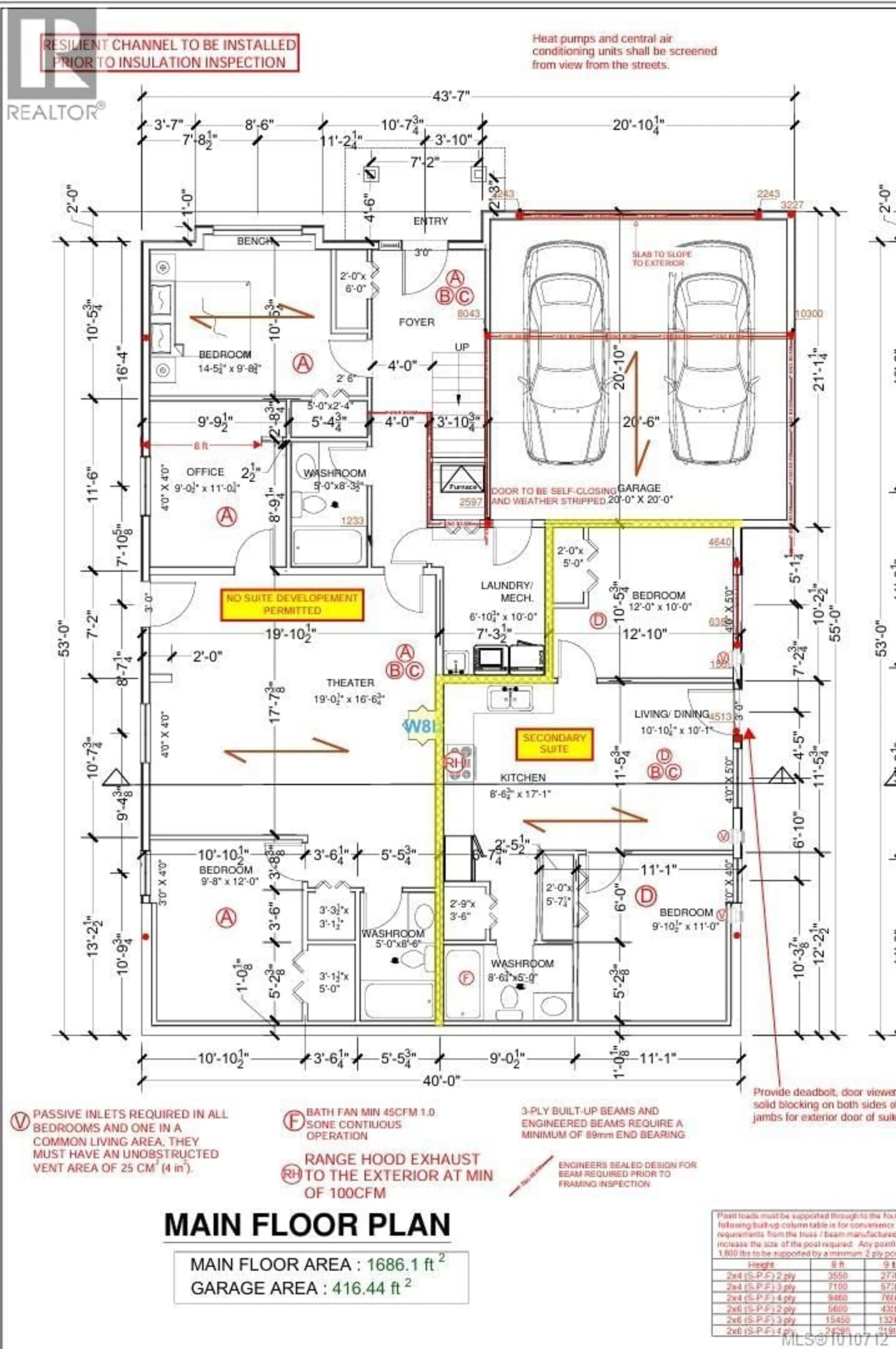 Floor plan for 4655 AMBIENCE DRIVE, Nanaimo British Columbia V9T0L3