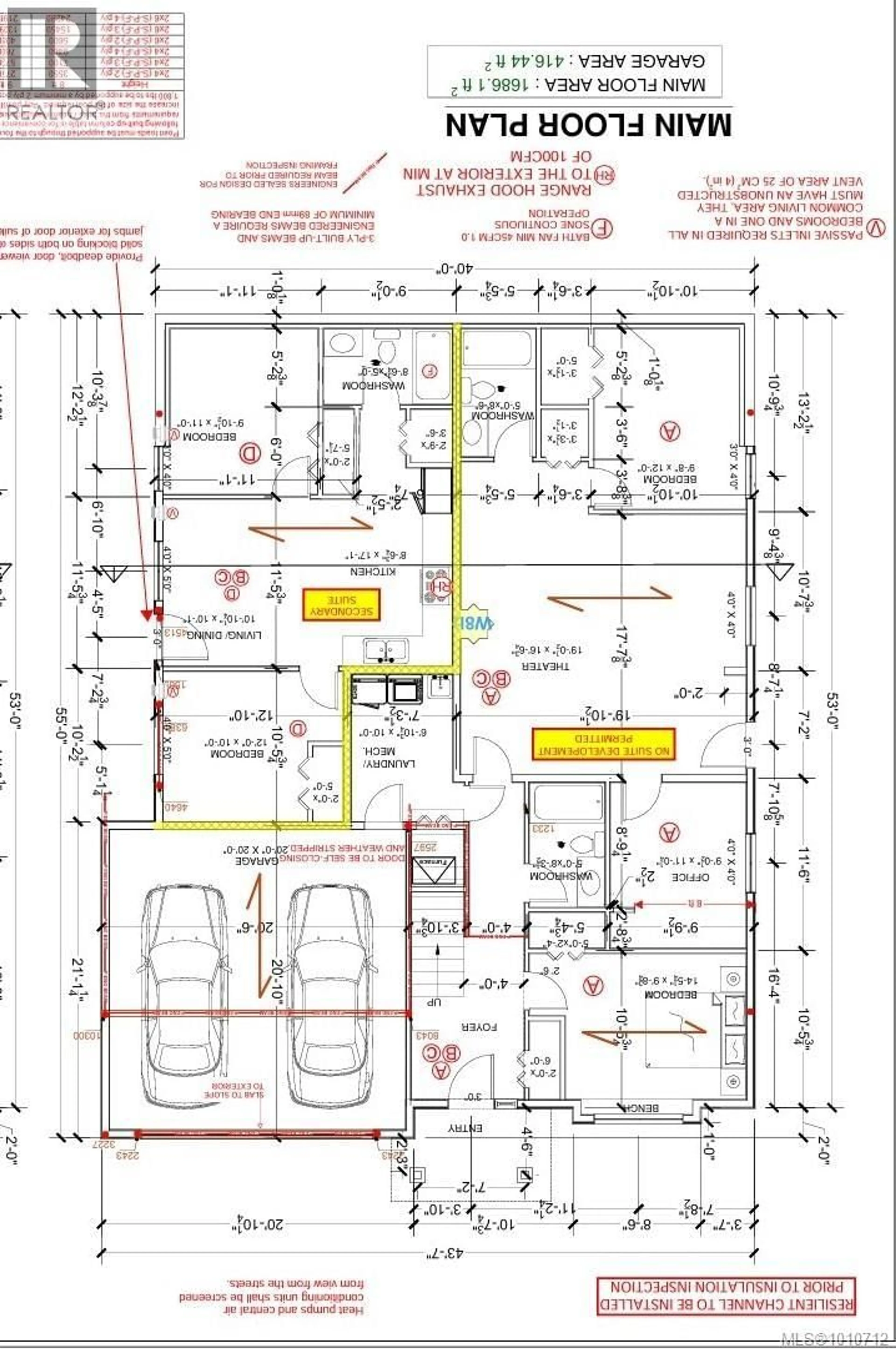 Floor plan for 4655 AMBIENCE DRIVE, Nanaimo British Columbia V9T0L3