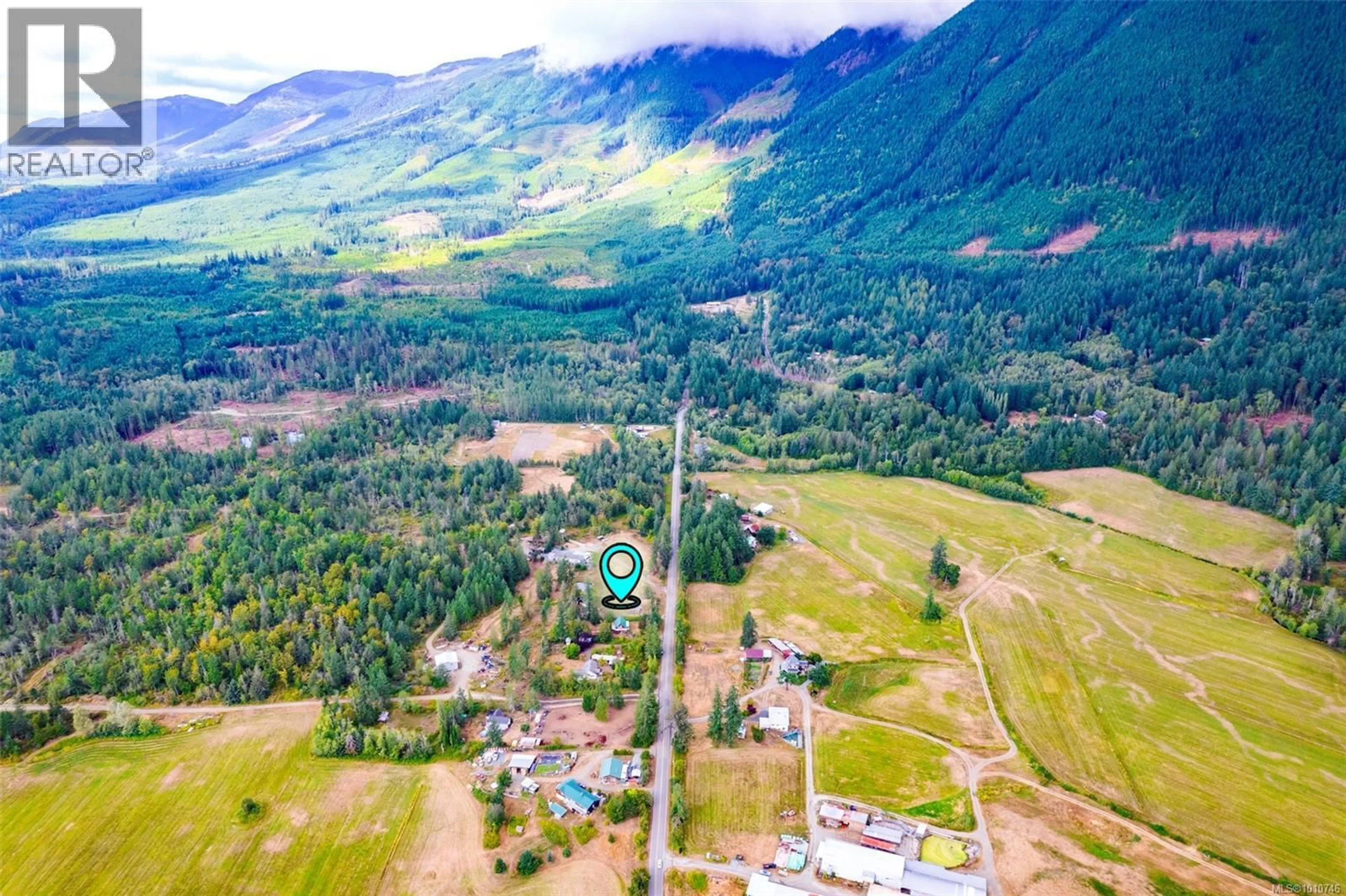 A pic from outside/outdoor area/front of a property/back of a property/a pic from drone, mountain view for 9750 SOMERS ROAD, Port Alberni British Columbia V9Y8N9