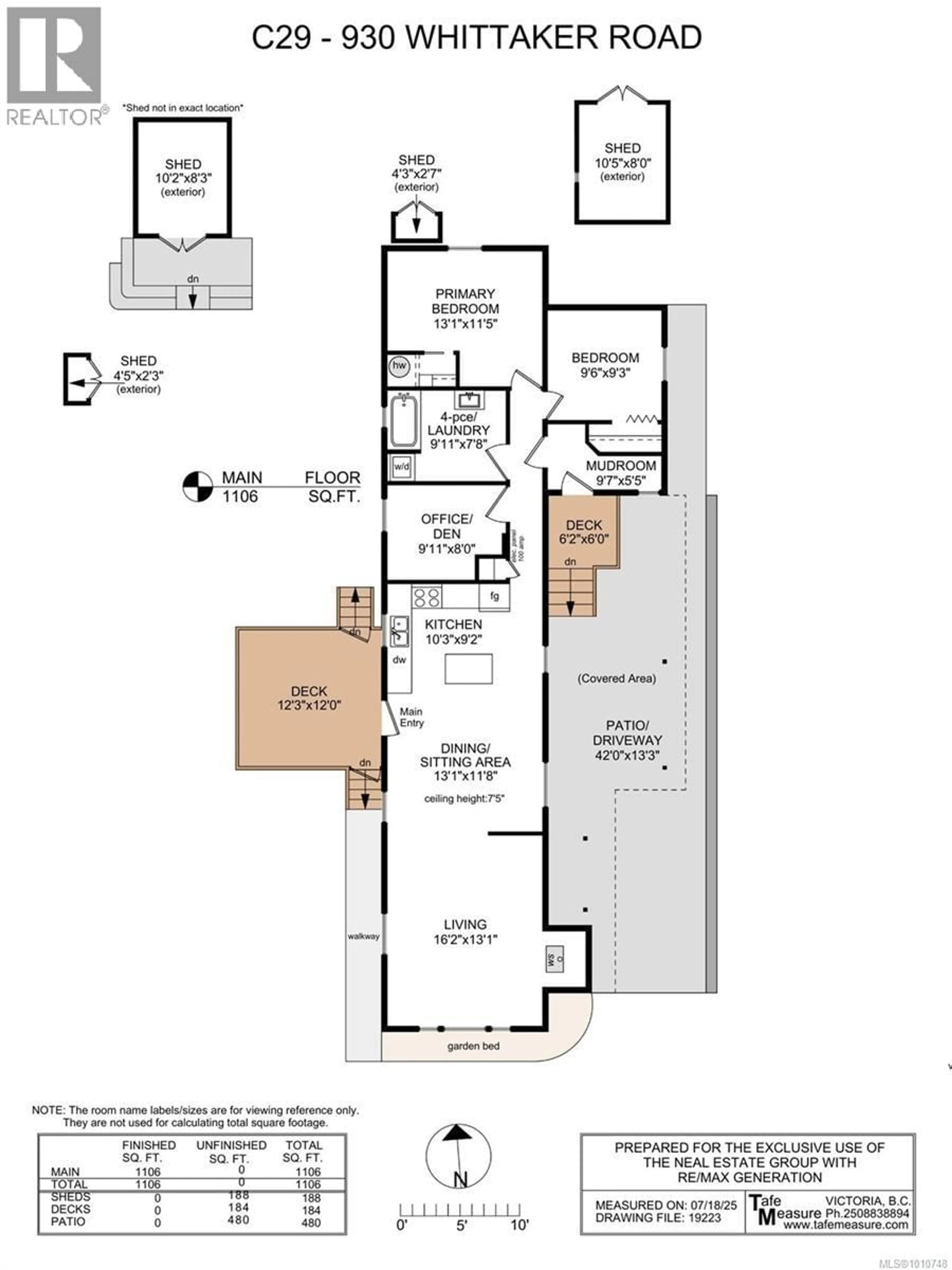 Floor plan for C29 - 920 WHITTAKER ROAD, Malahat British Columbia V0R2L0