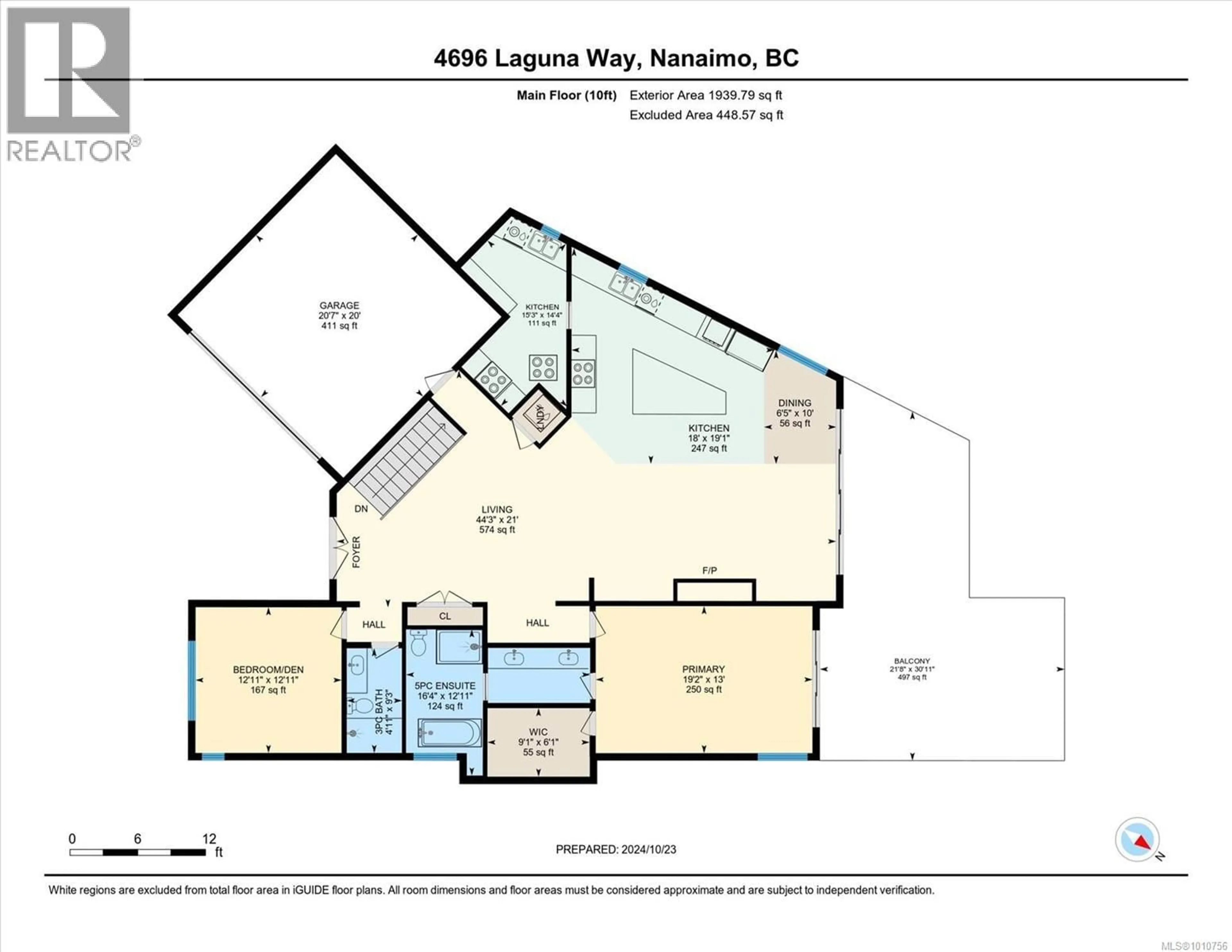 Floor plan for 4696 LAGUNA WAY, Nanaimo British Columbia V9T0A7