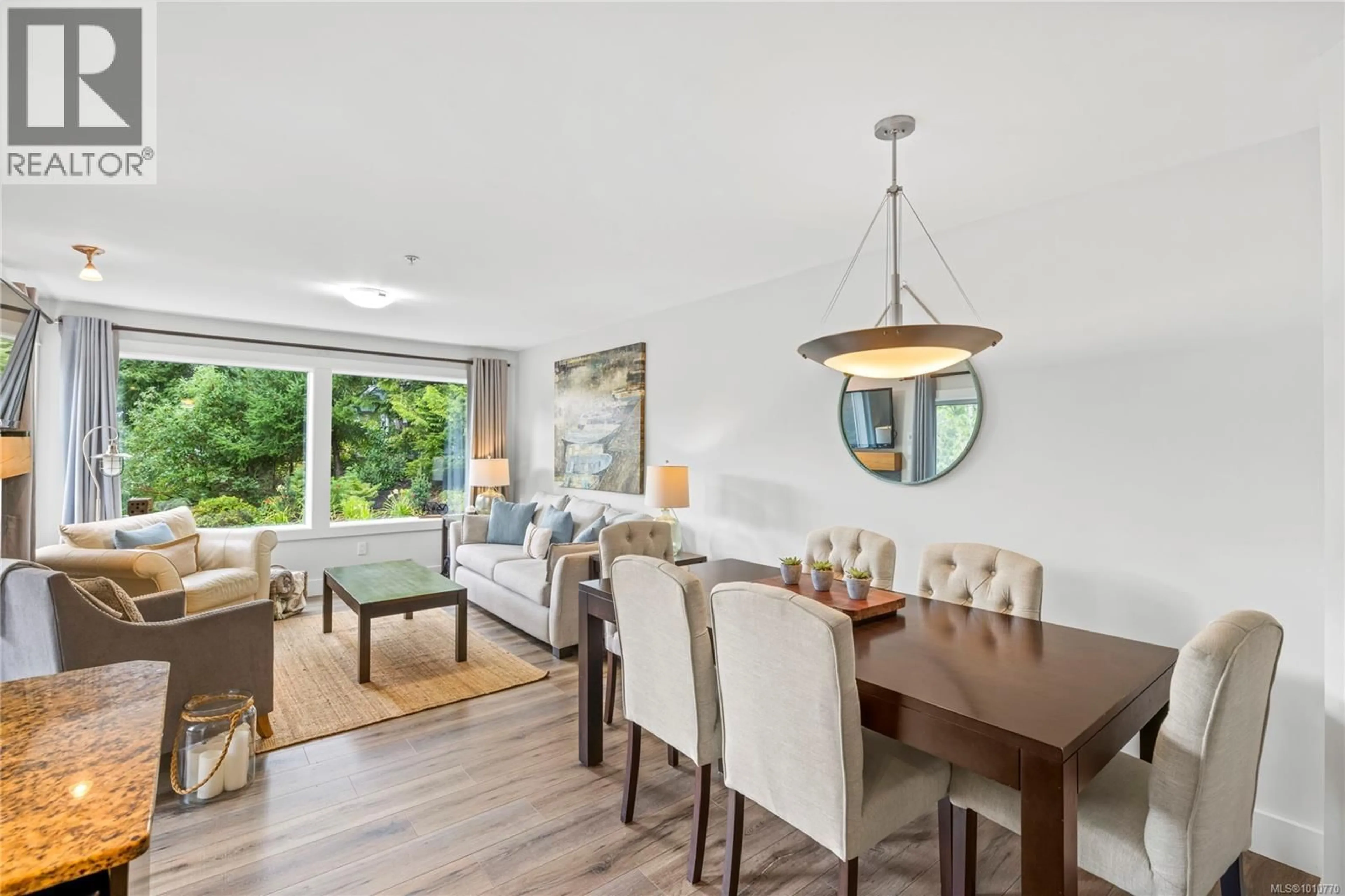 Dining room, wood/laminate floor for 227 - 1600 STROULGER ROAD, Nanoose Bay British Columbia V9P9B7