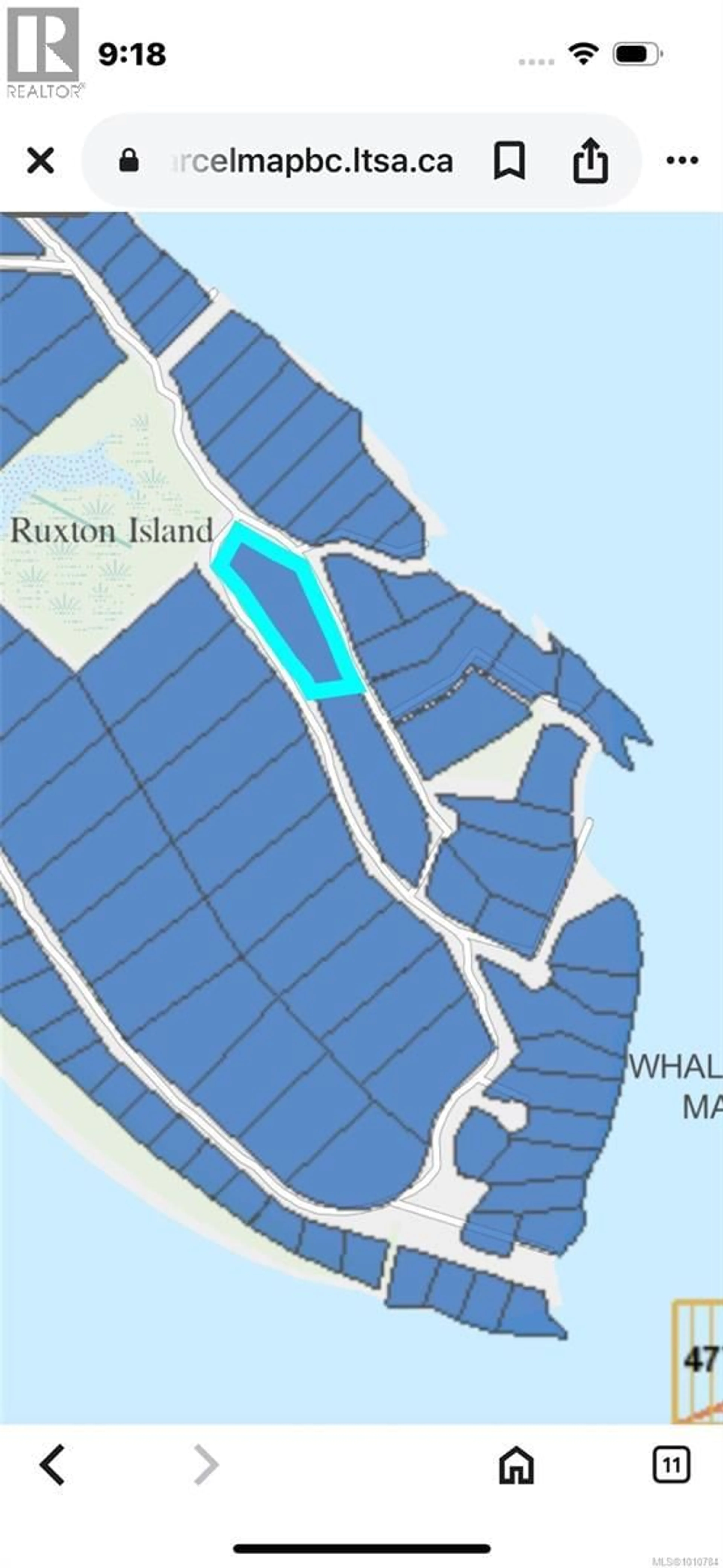 Picture of a map for Lt 29 RUXTON ROAD, Ruxton Island British Columbia V0R1X7