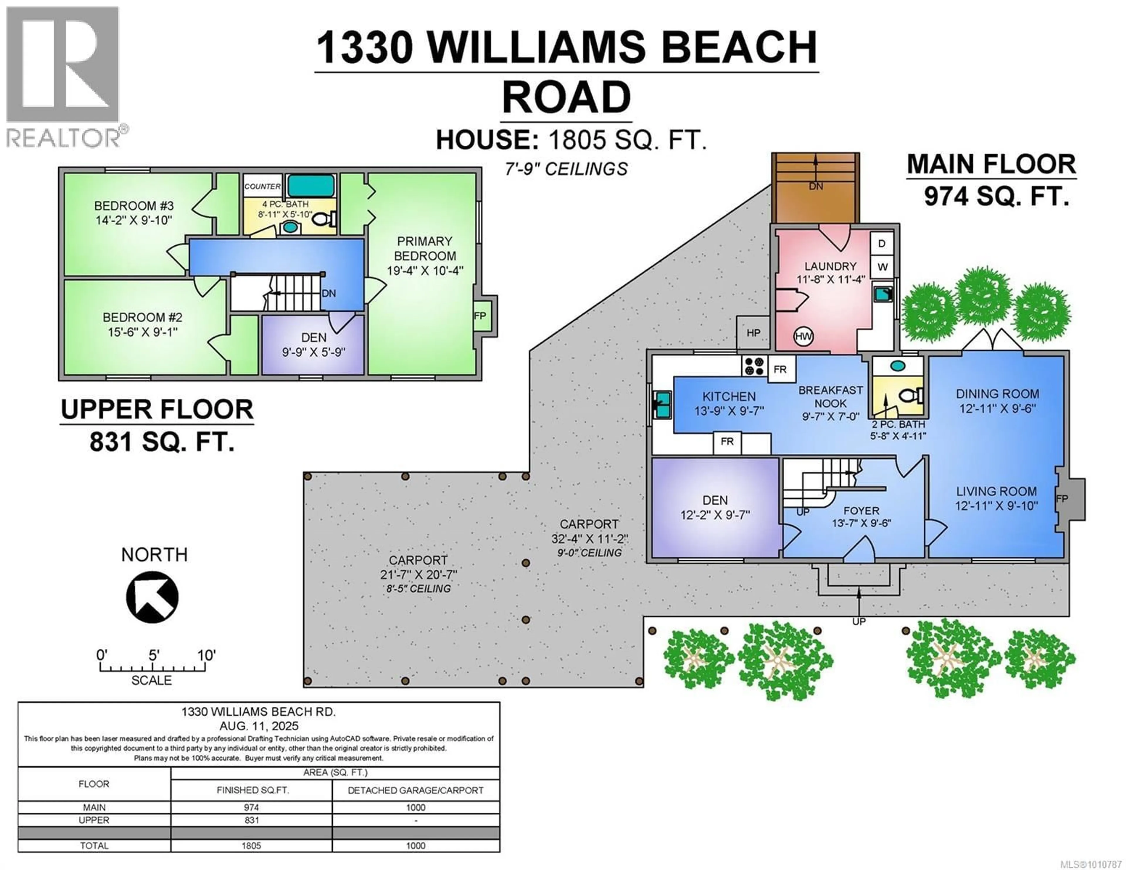 Floor plan for 1330 WILLIAMS BEACH ROAD, Merville British Columbia V0R2M0