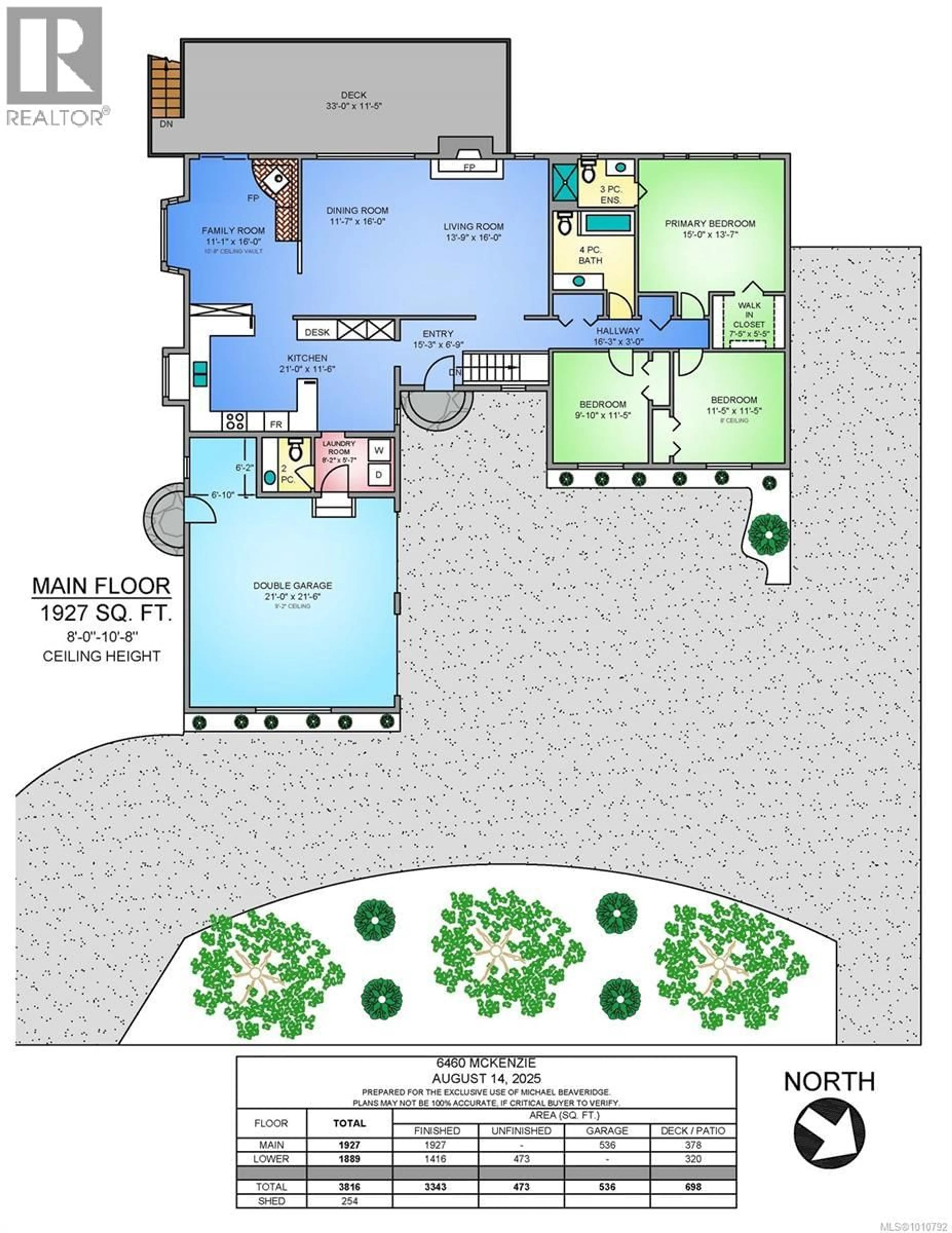 Floor plan for 6460 MCKENZIE DRIVE, Duncan British Columbia V9L5R9