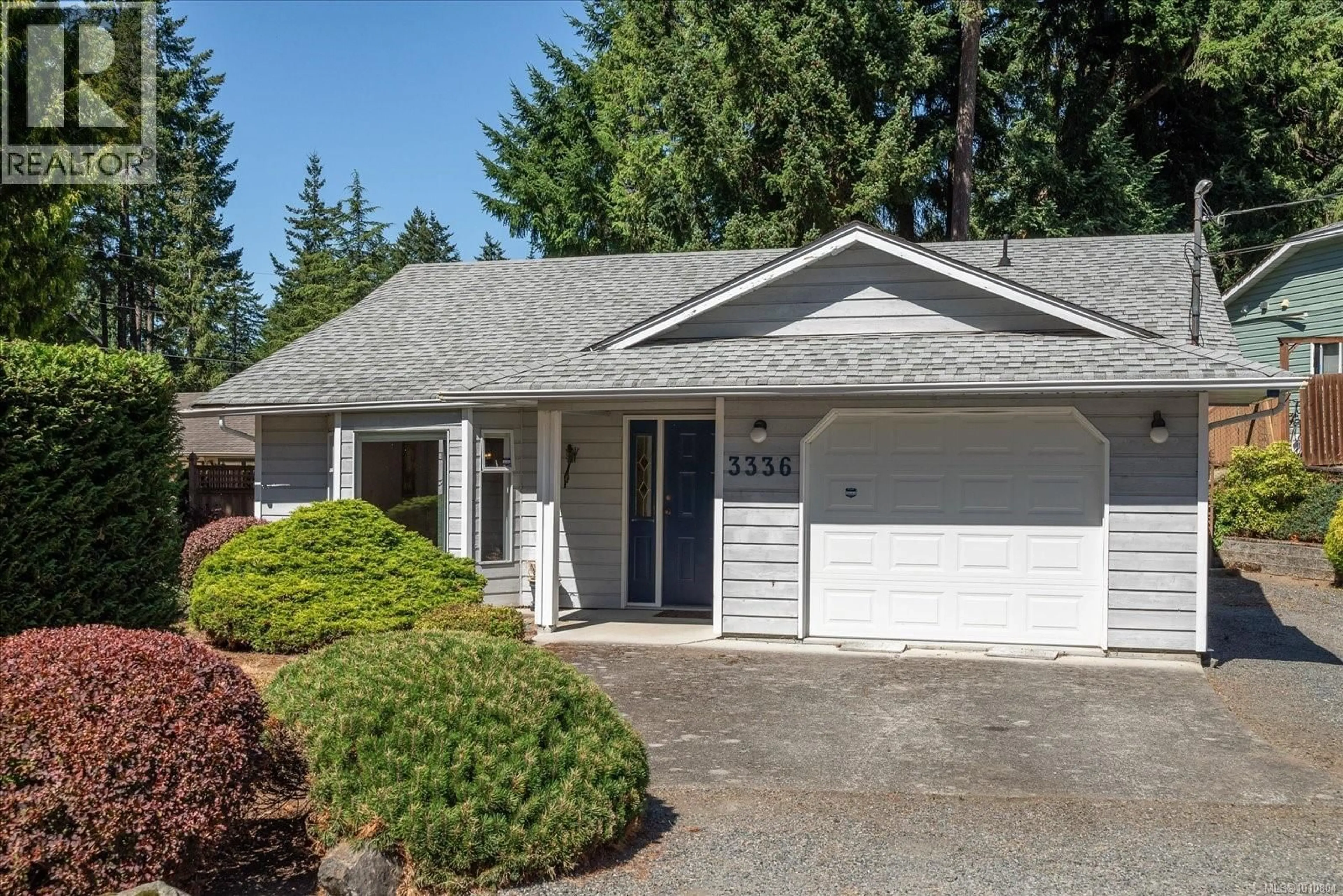 Home with vinyl exterior material, street for 3336 BARRINGTON ROAD, Nanaimo British Columbia V9T5R5