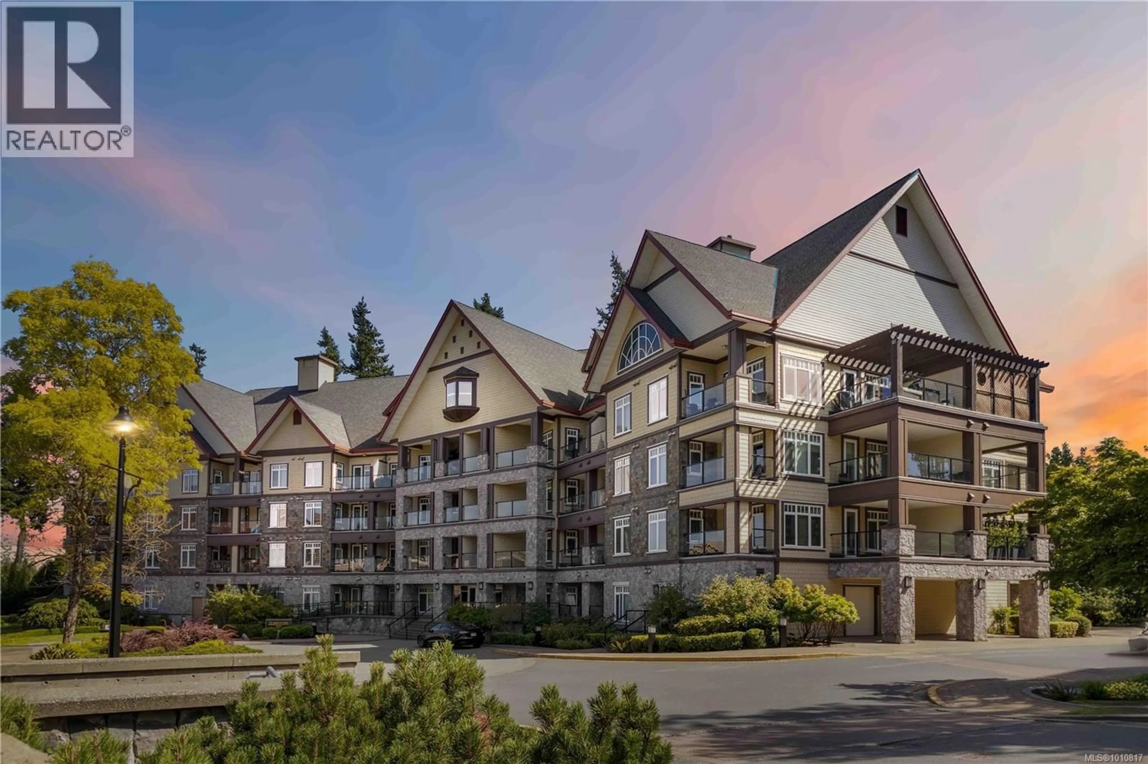 A pic from outside/outdoor area/front of a property/back of a property/a pic from drone, mountain view for 319 - 1375 BEAR MOUNTAIN PARKWAY, Langford British Columbia V9B0C9