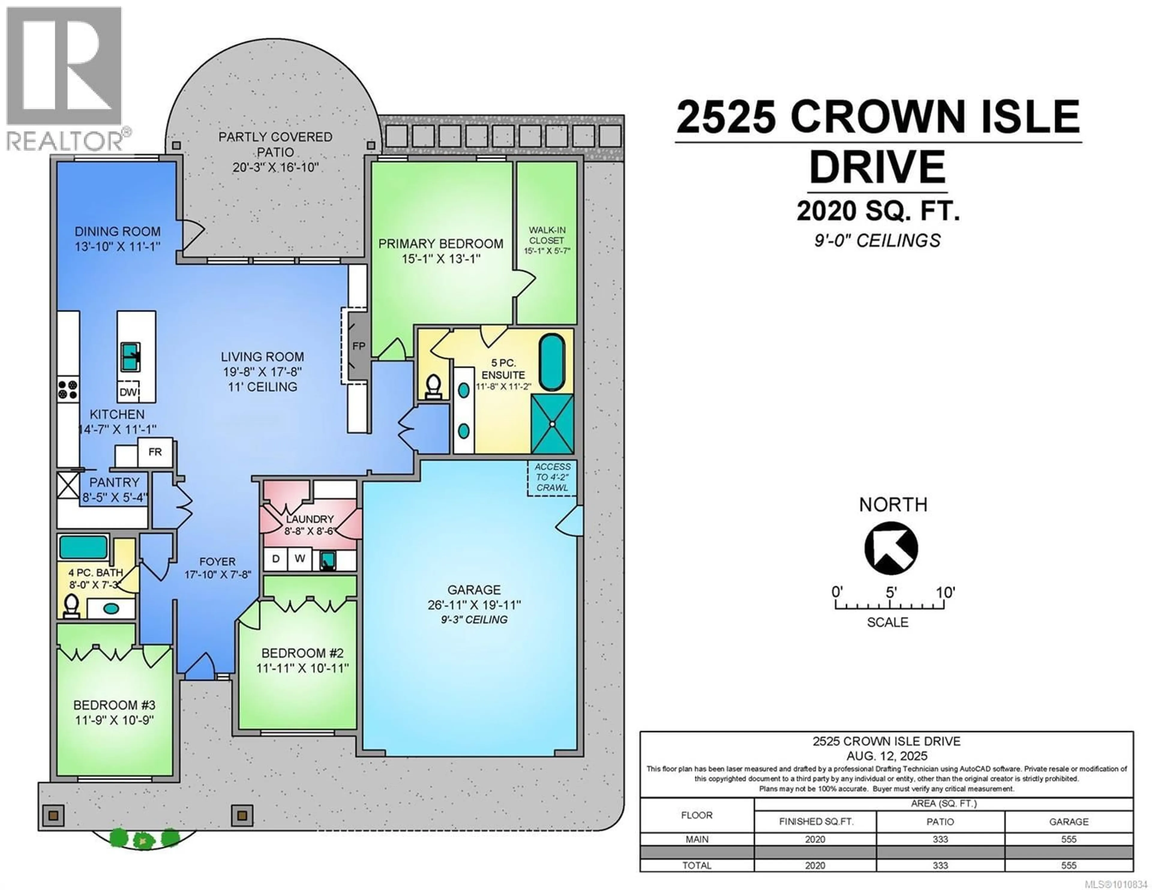 Floor plan for 2525 CROWN ISLE DRIVE, Courtenay British Columbia V9N0E4