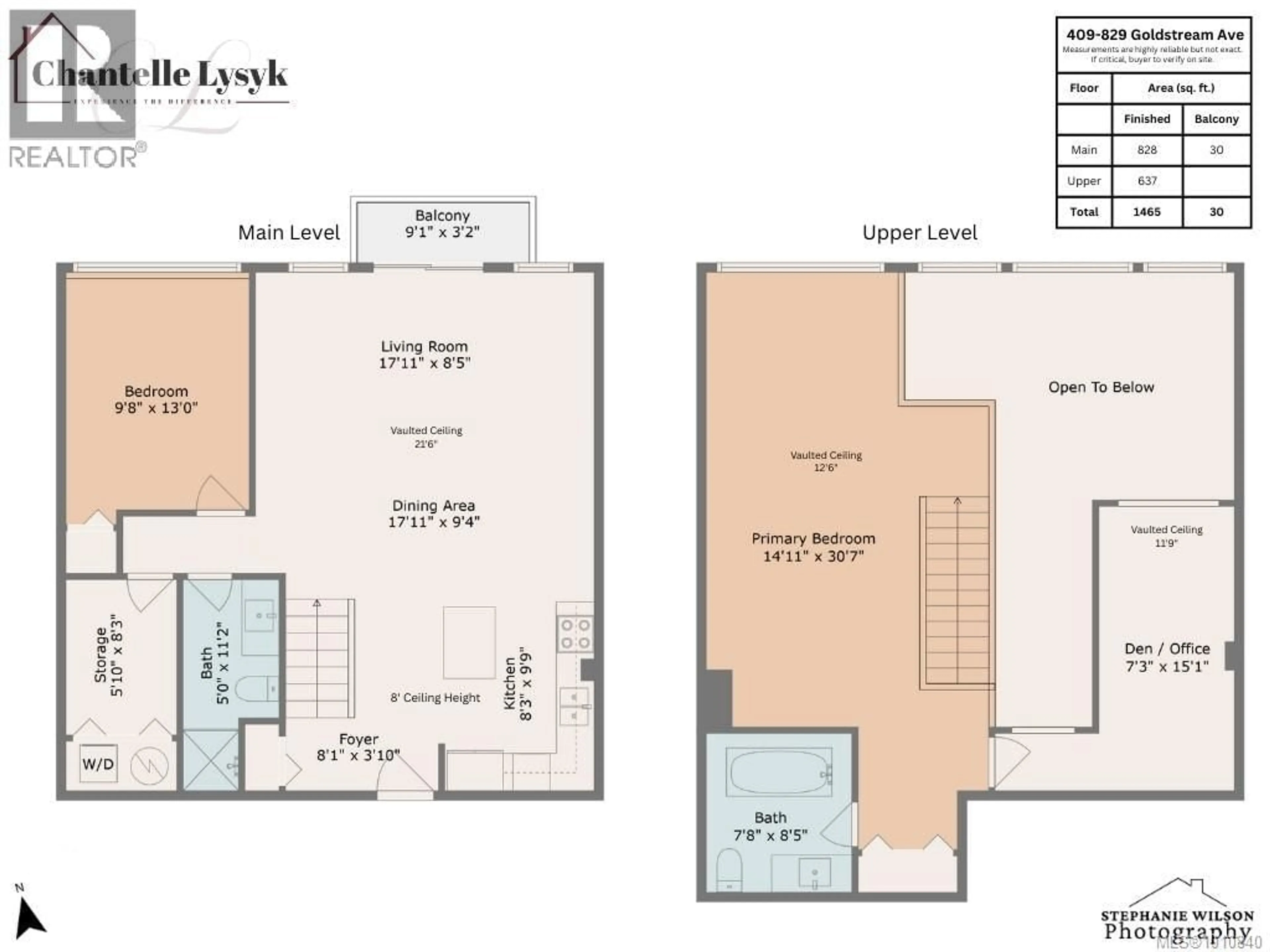 Floor plan for 409 - 829 GOLDSTREAM AVENUE, Langford British Columbia V9B2X7