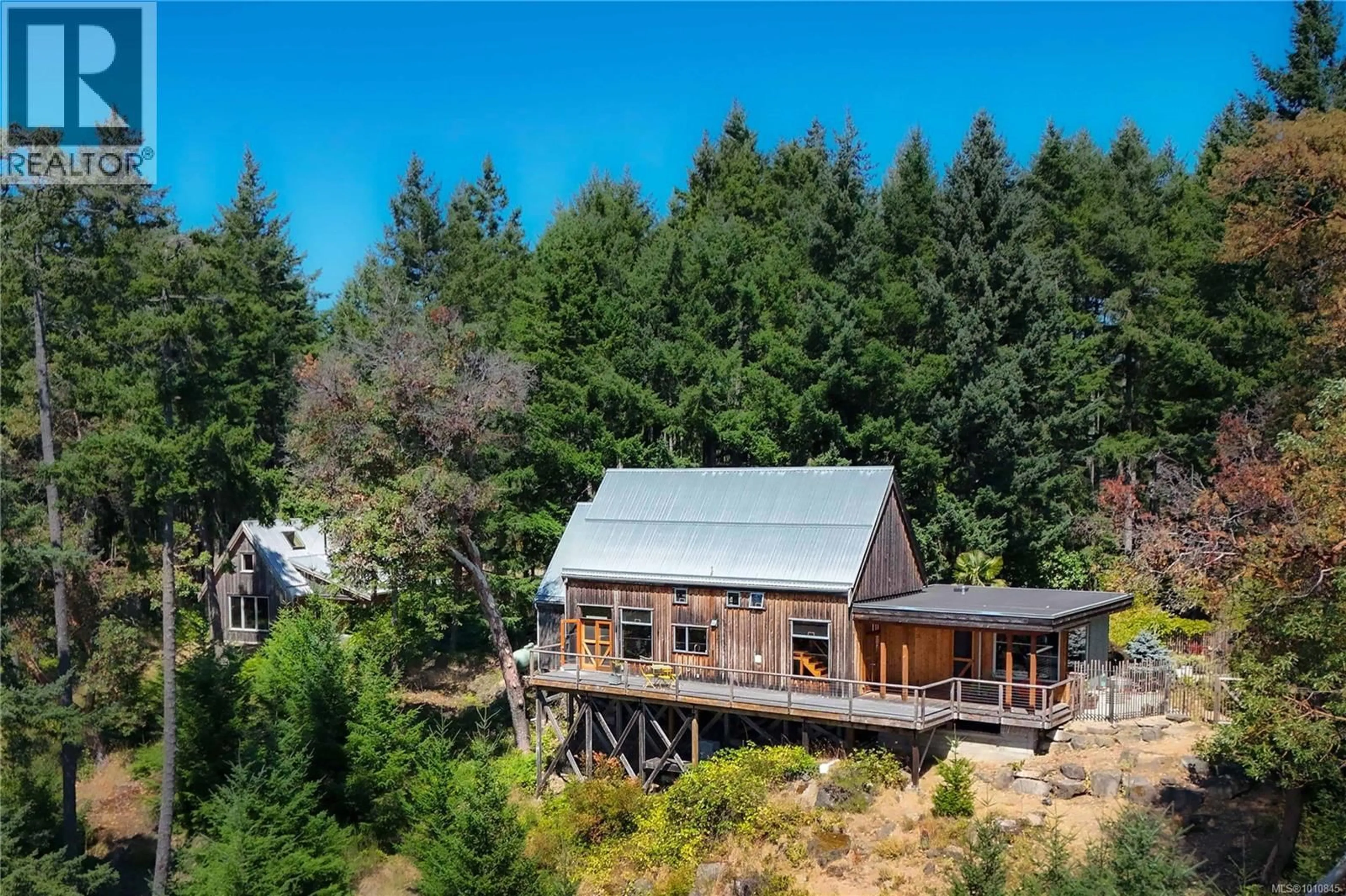 A pic from outside/outdoor area/front of a property/back of a property/a pic from drone, unknown for 241 LITTLE MOUNTAIN ROAD, Salt Spring British Columbia V8K2L4
